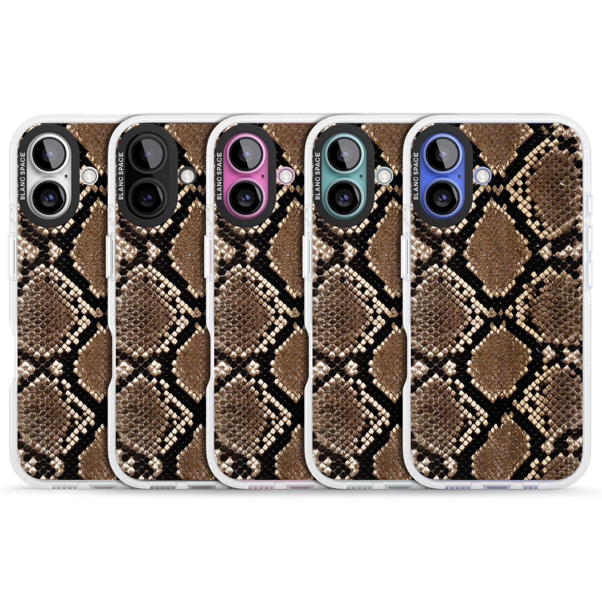 Snakeskin iPhone 16 / 16 Plus Clear Case Impact Air - Blanc Space