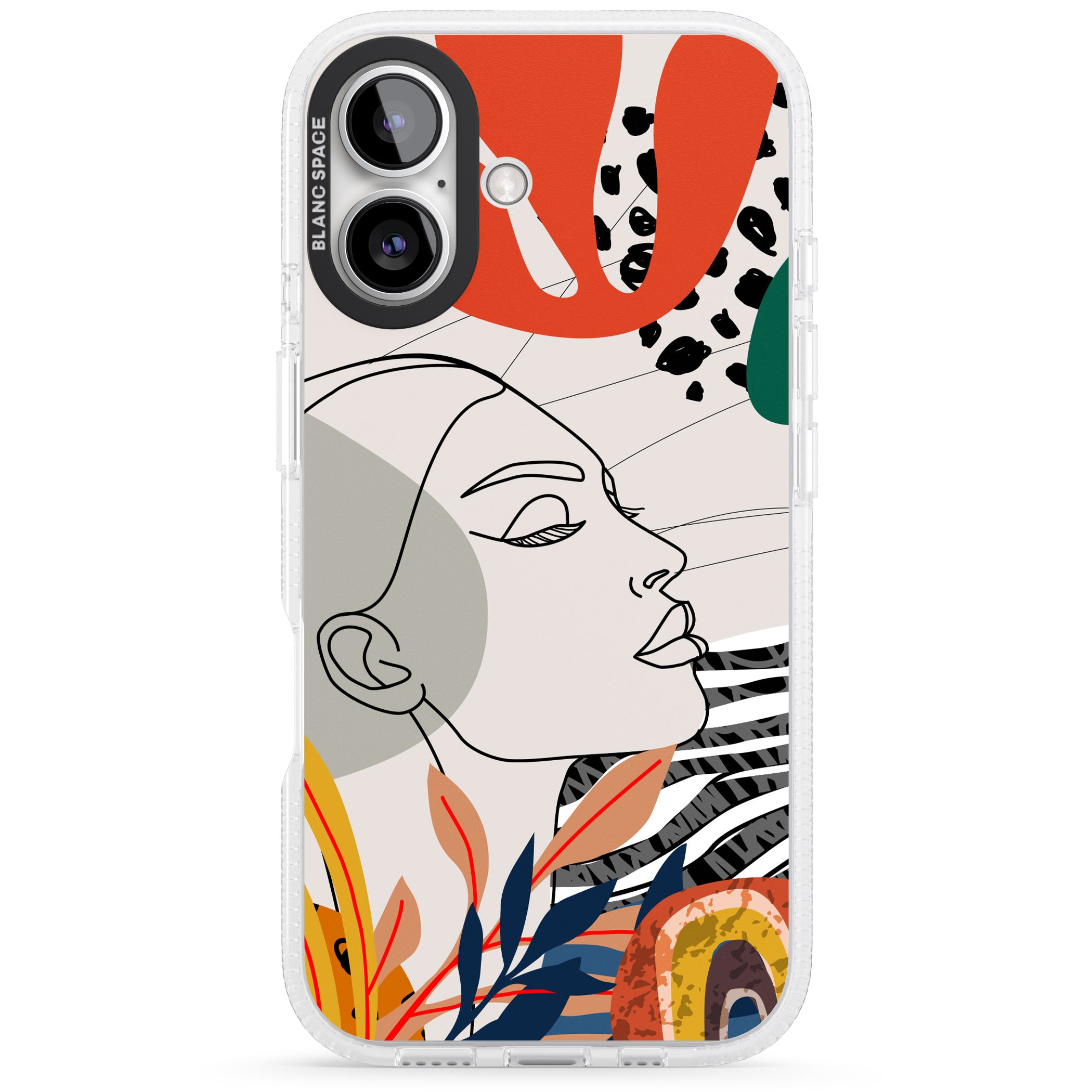 Girl Gone Wild iPhone 16 / 16 Plus Clear Case Impact Air - Blanc Space