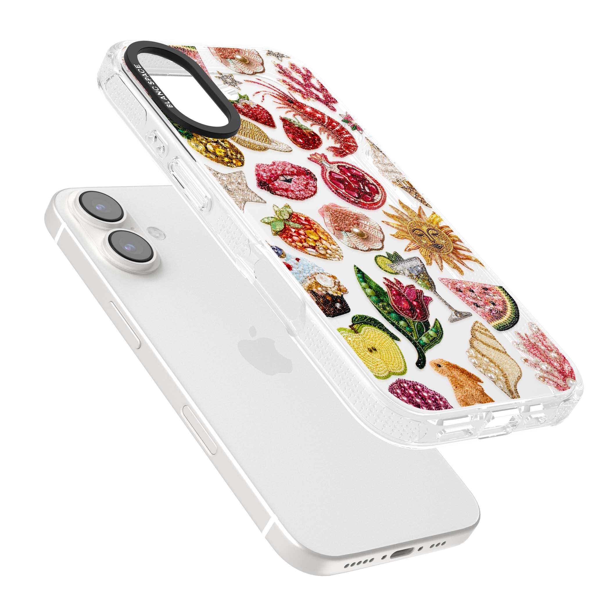 Beaded Riviera coquette iPhone case | Clear Case Impact Air case for iPhone 16, iPhone 16 Plus