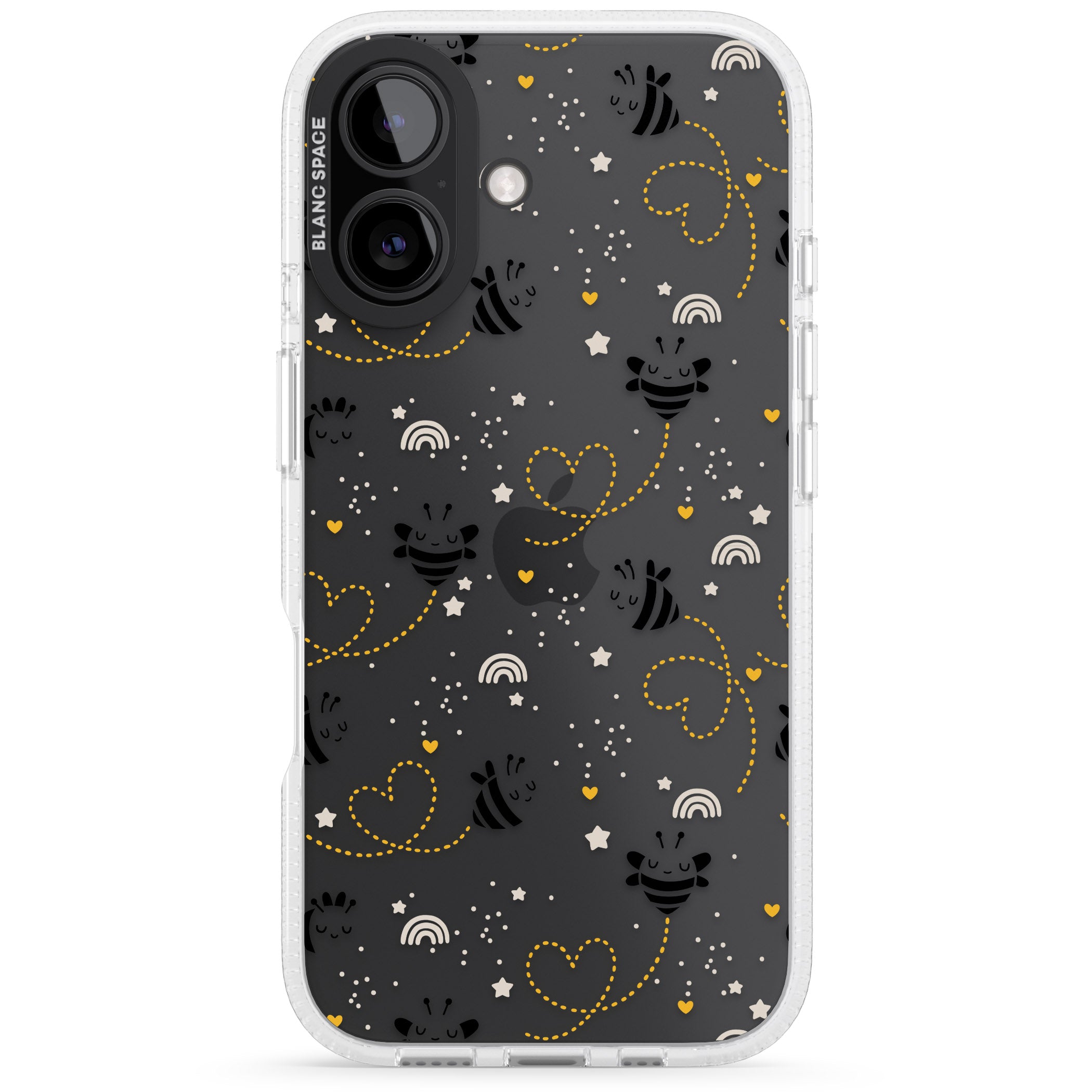 Bee Hearts Pattern
