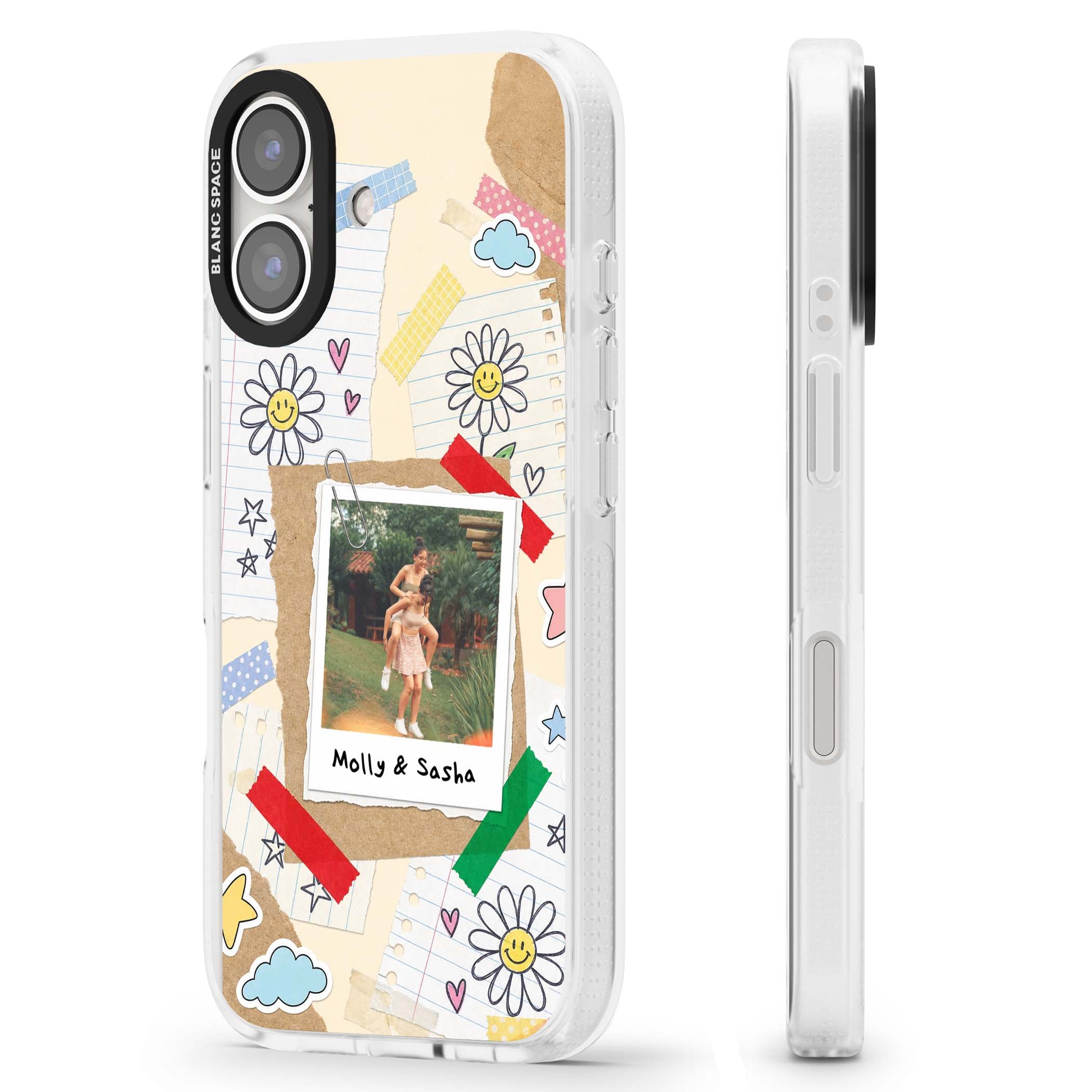 Scrapbook Photo coquette iPhone case | Clear Case Impact Air case for iPhone 16, iPhone 16 Plus