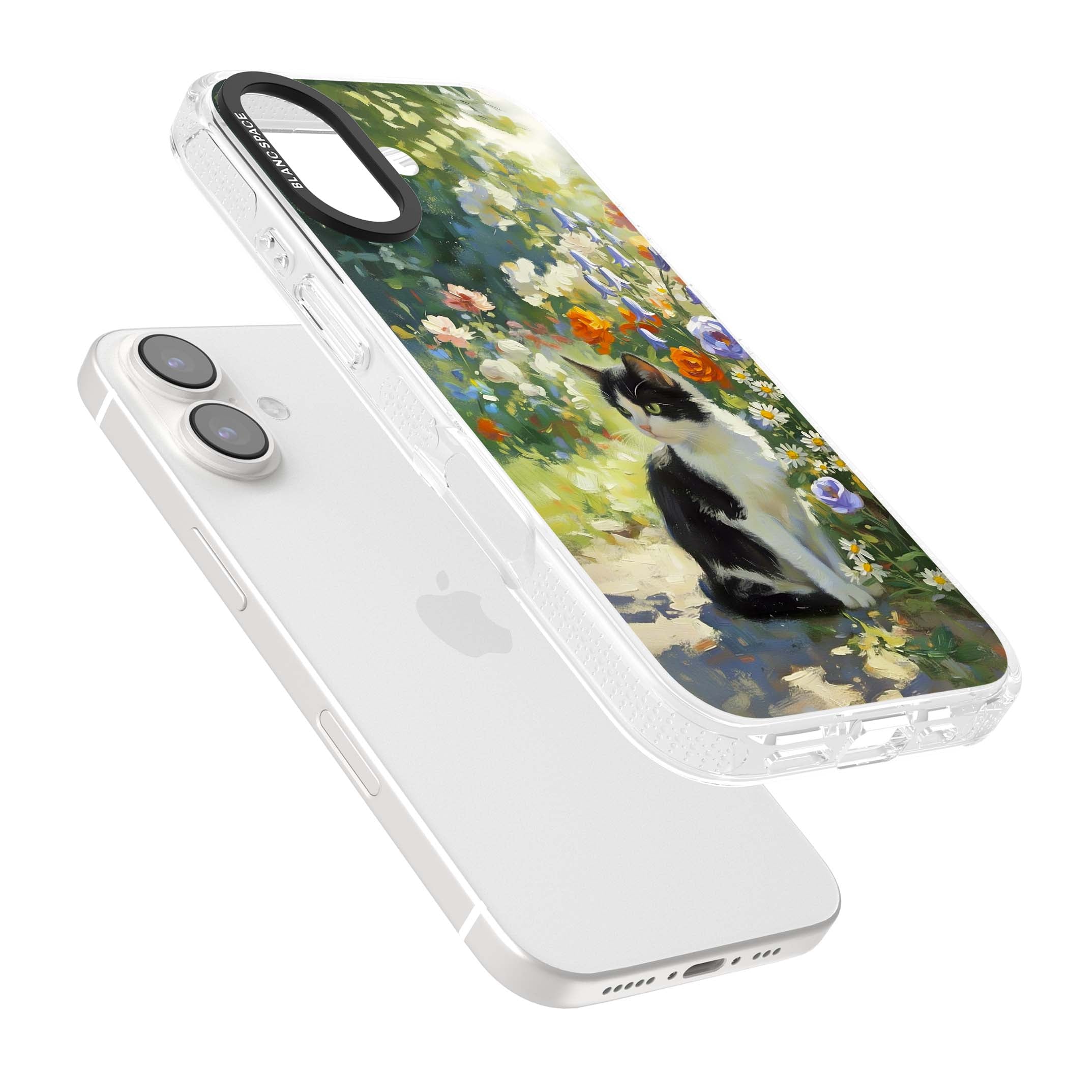 Cat In The Meadow for her iPhone case | Clear Case Impact Air case for iPhone 16, iPhone 16 Plus