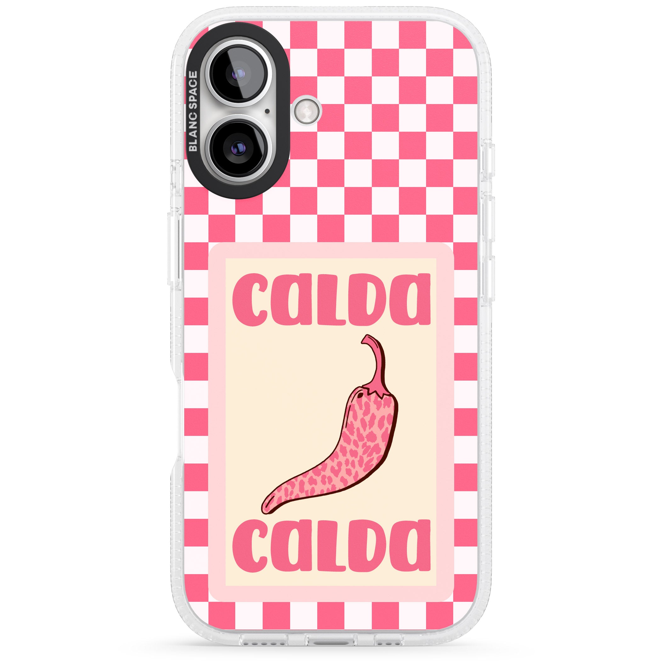 Calda iPhone 16 / 16 Plus Clear Case Impact Air - Blanc Space