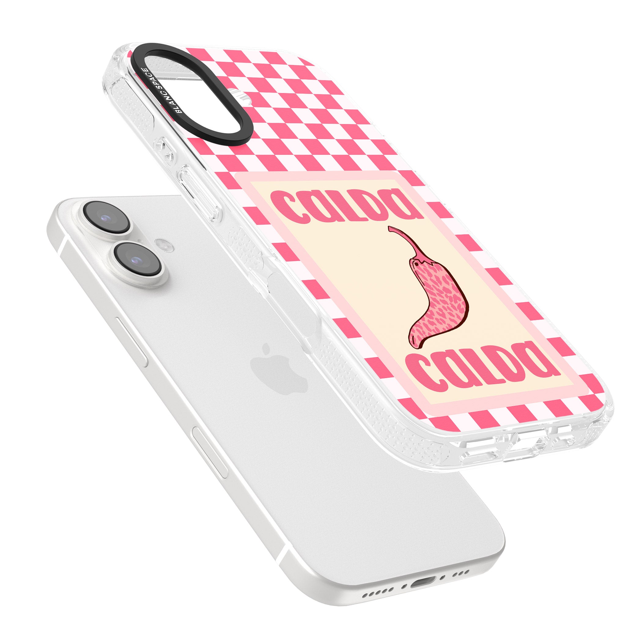 Calda iPhone 16 / 16 Plus Clear Case Impact Air - Blanc Space