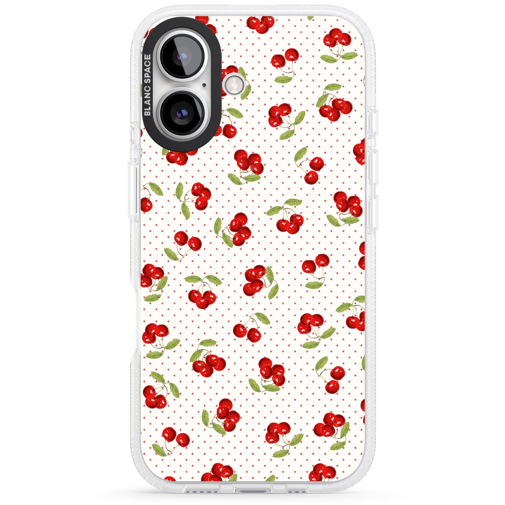 Cherry Picking iPhone 16 / 16 Plus Clear Case Impact Air - Blanc Space