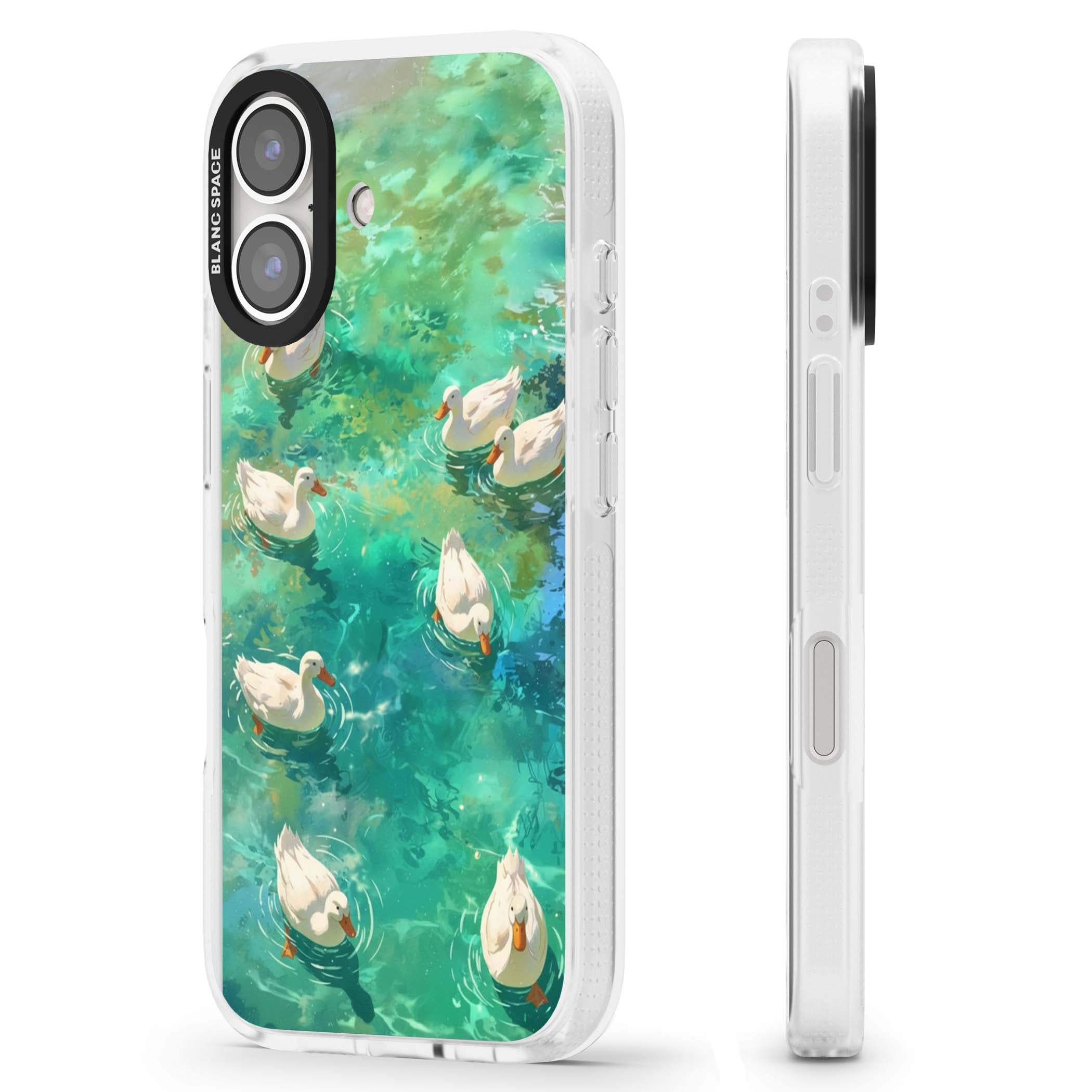 Ducks In The Pond for her iPhone case | Clear Case Impact Air case for iPhone 16, iPhone 16 Plus