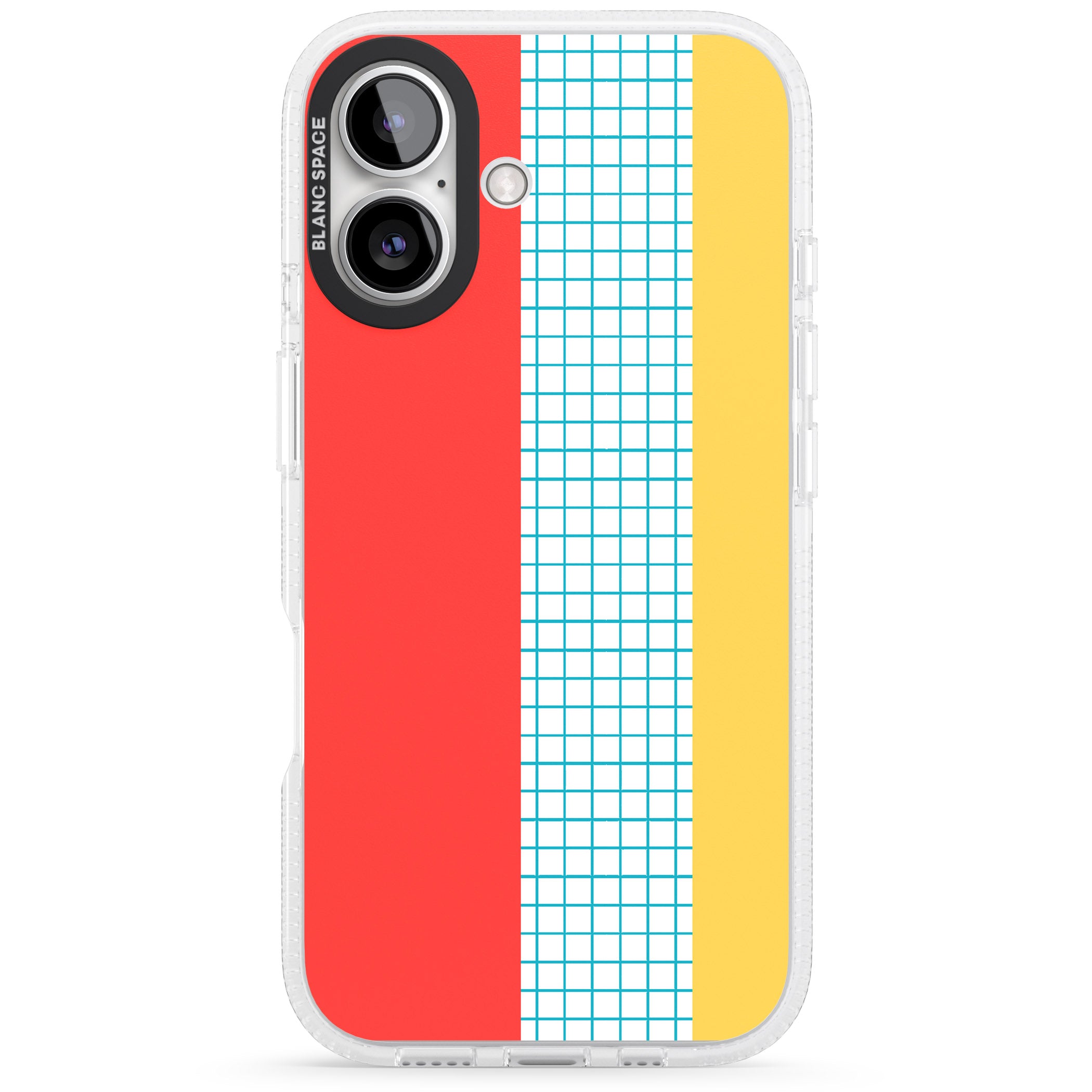 Abstract Grid Red, Blue, Yellow
