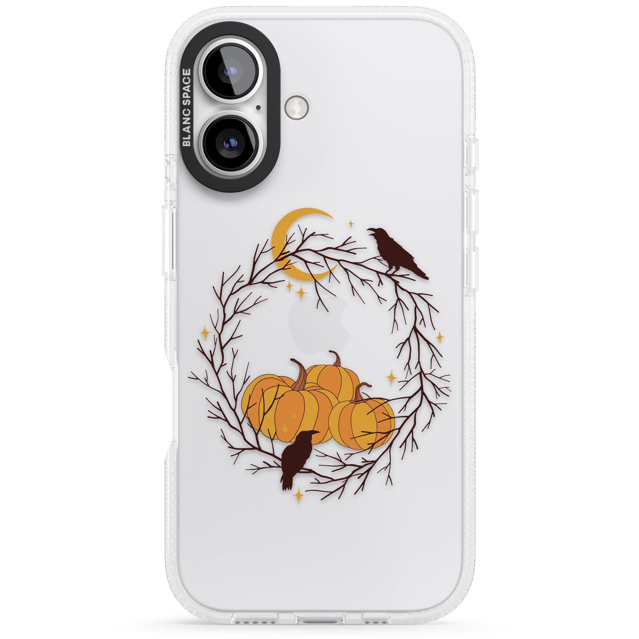 Pumpkin Patch iPhone 16 / 16 Plus Clear Case Impact Air - Blanc Space