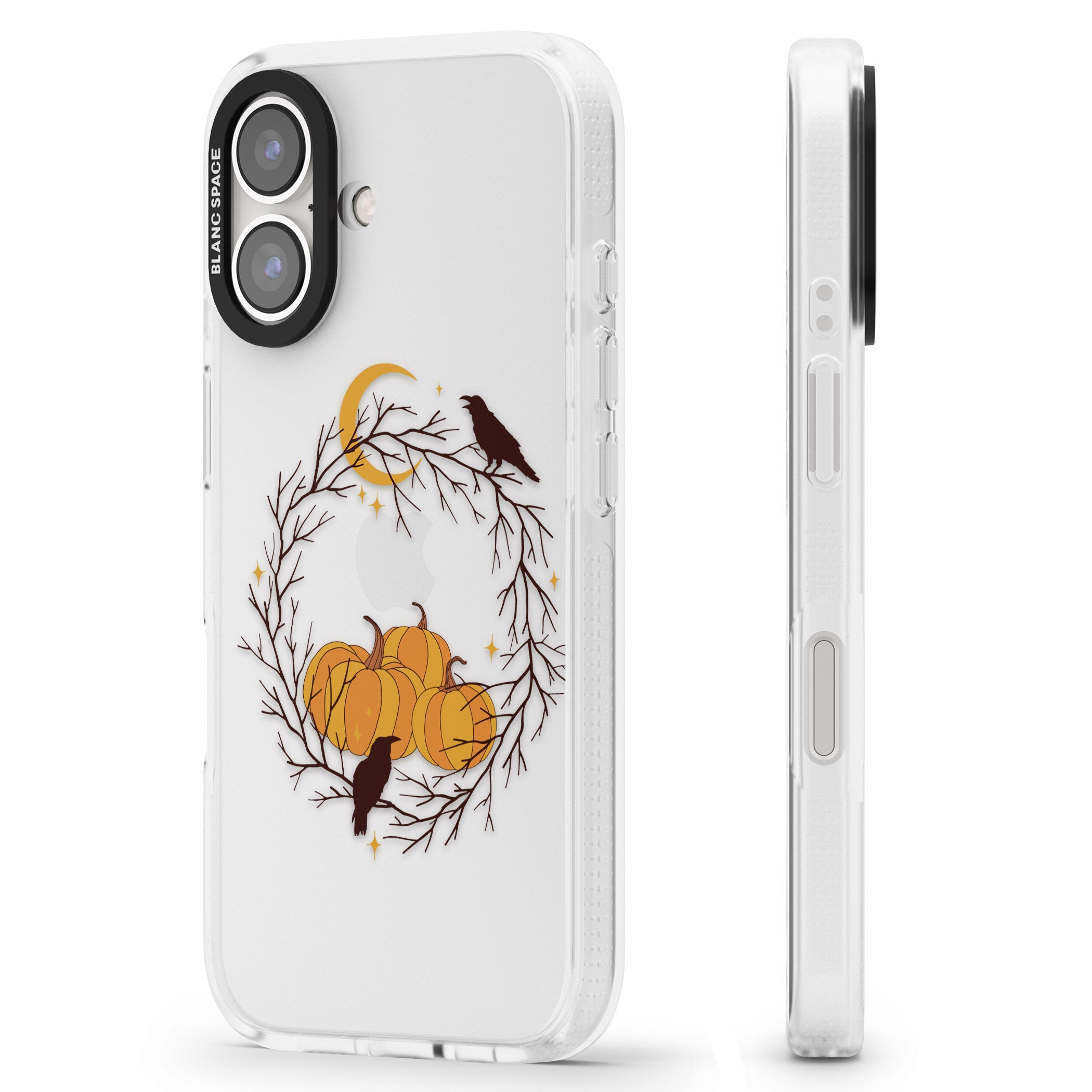 Pumpkin Patch iPhone 16 / 16 Plus Clear Case Impact Air - Blanc Space