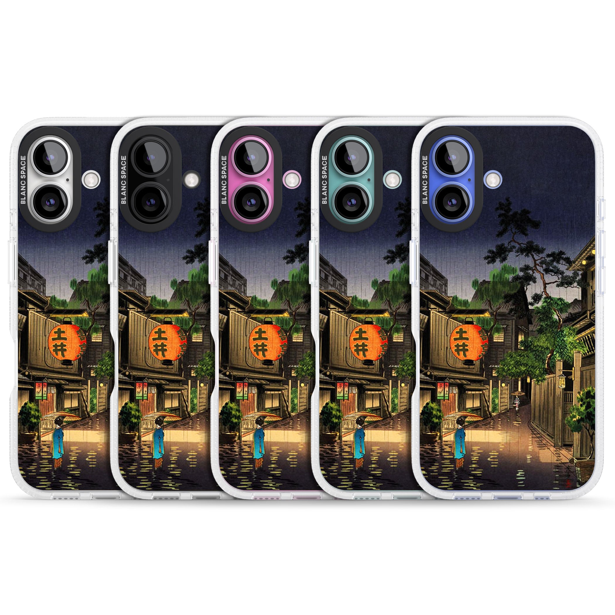 Evening in Ushigome iPhone 16 / 16 Plus Clear Case Impact Air - Blanc Space