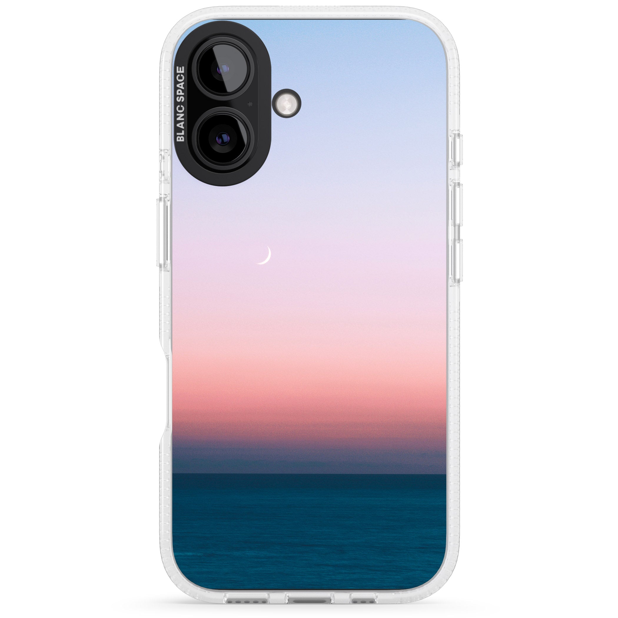 Sunset at Sea Photograph iPhone 16 / 16 Plus Clear Case Impact Air - Blanc Space