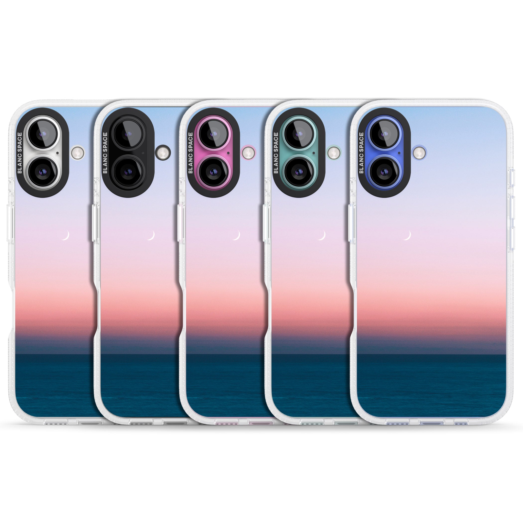 Sunset at Sea Photograph iPhone 16 / 16 Plus Clear Case Impact Air - Blanc Space