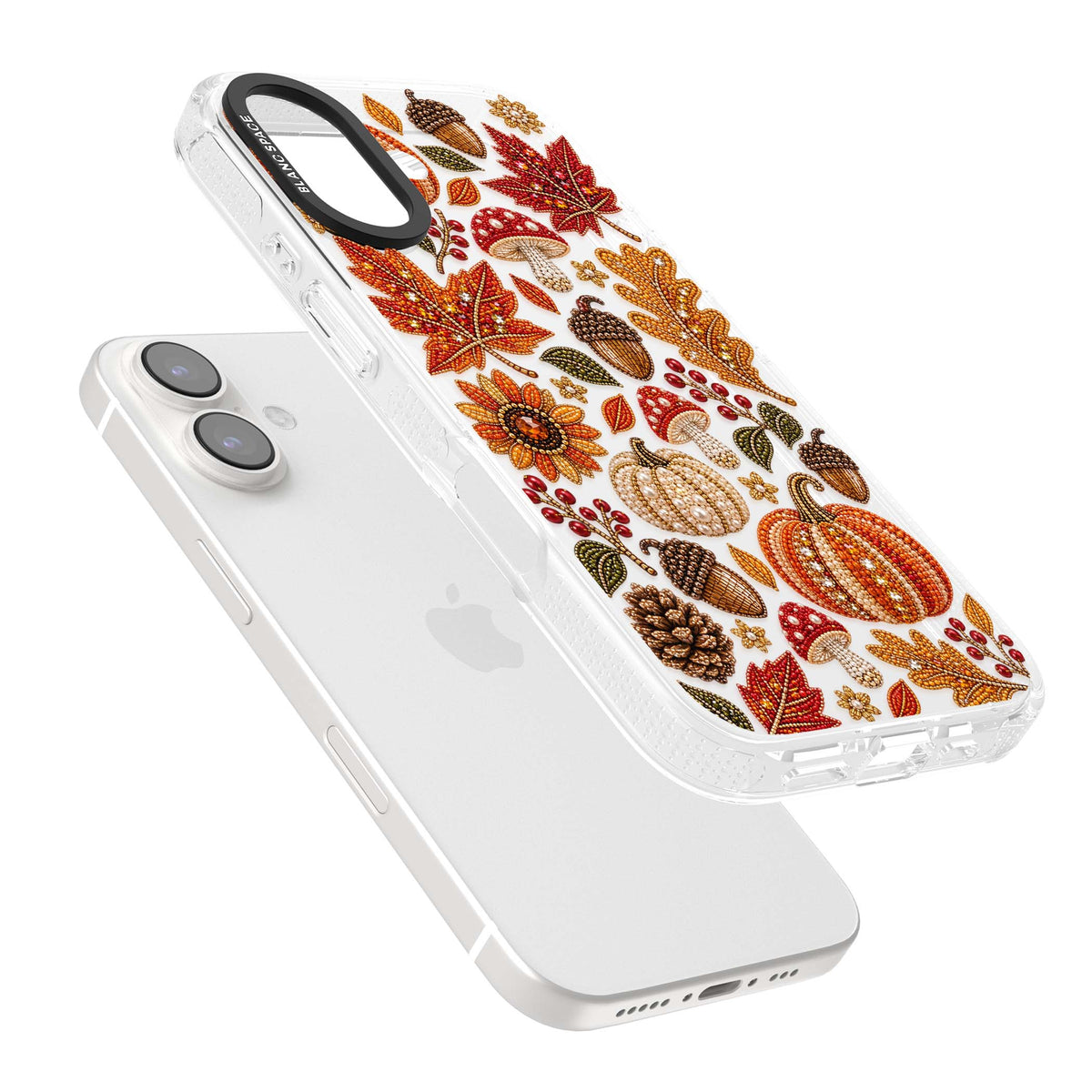 Beaded Autumn iPhone case | Clear Case Impact Air case for iPhone 16, iPhone 16 Plus