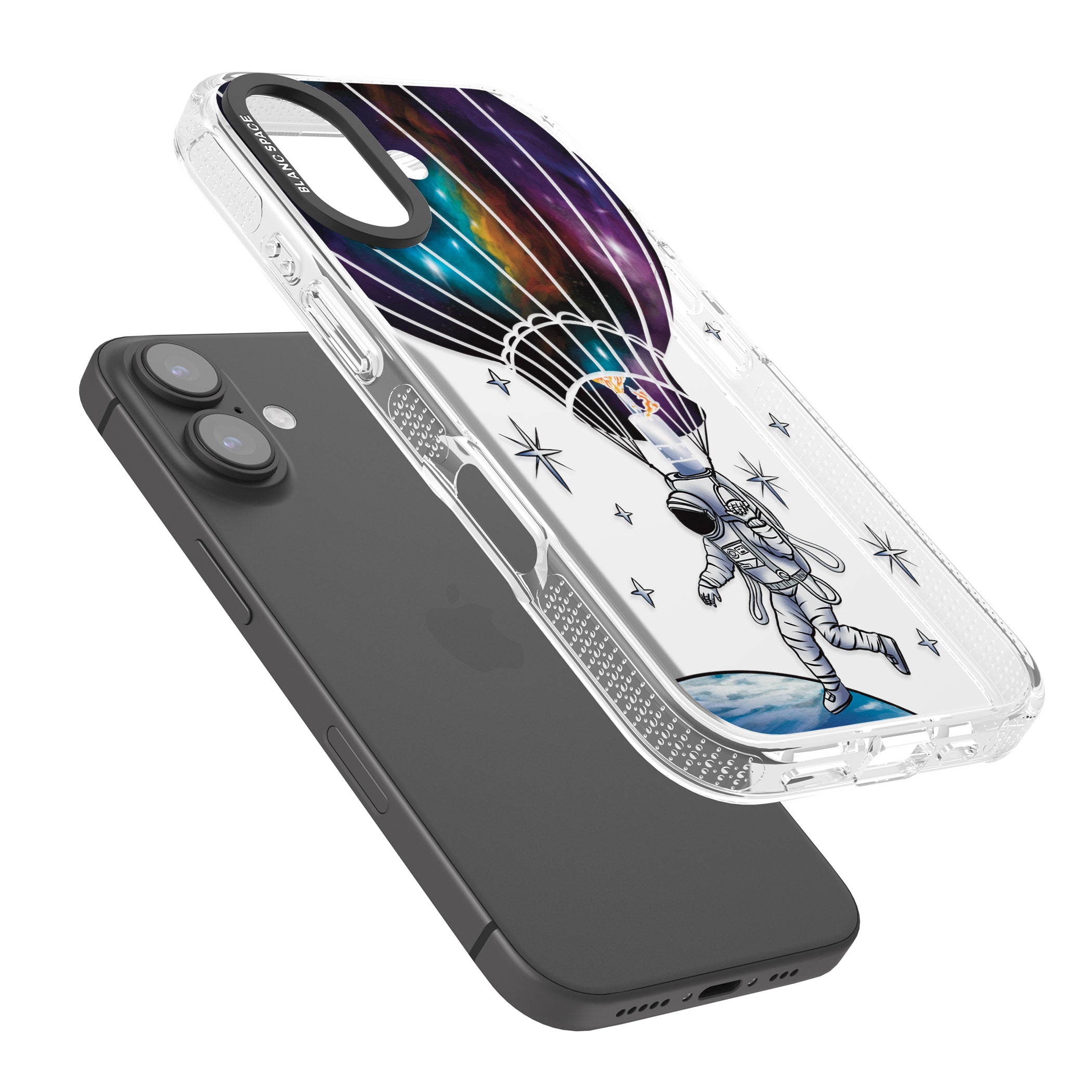 Solo Odyssey iPhone 16 / 16 Plus Clear Case Impact Air - Blanc Space