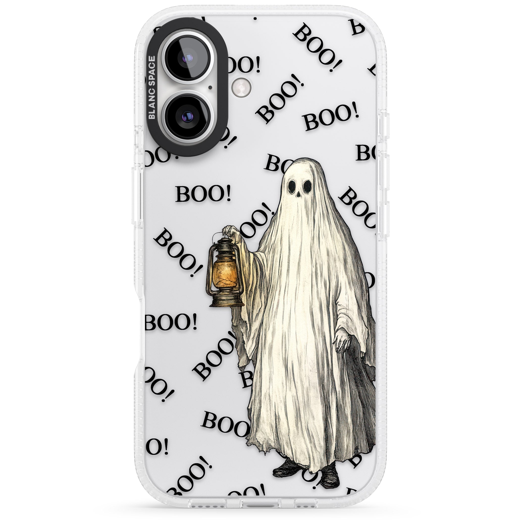 Light the Way iPhone 16 / 16 Plus Clear Case Impact Air - Blanc Space