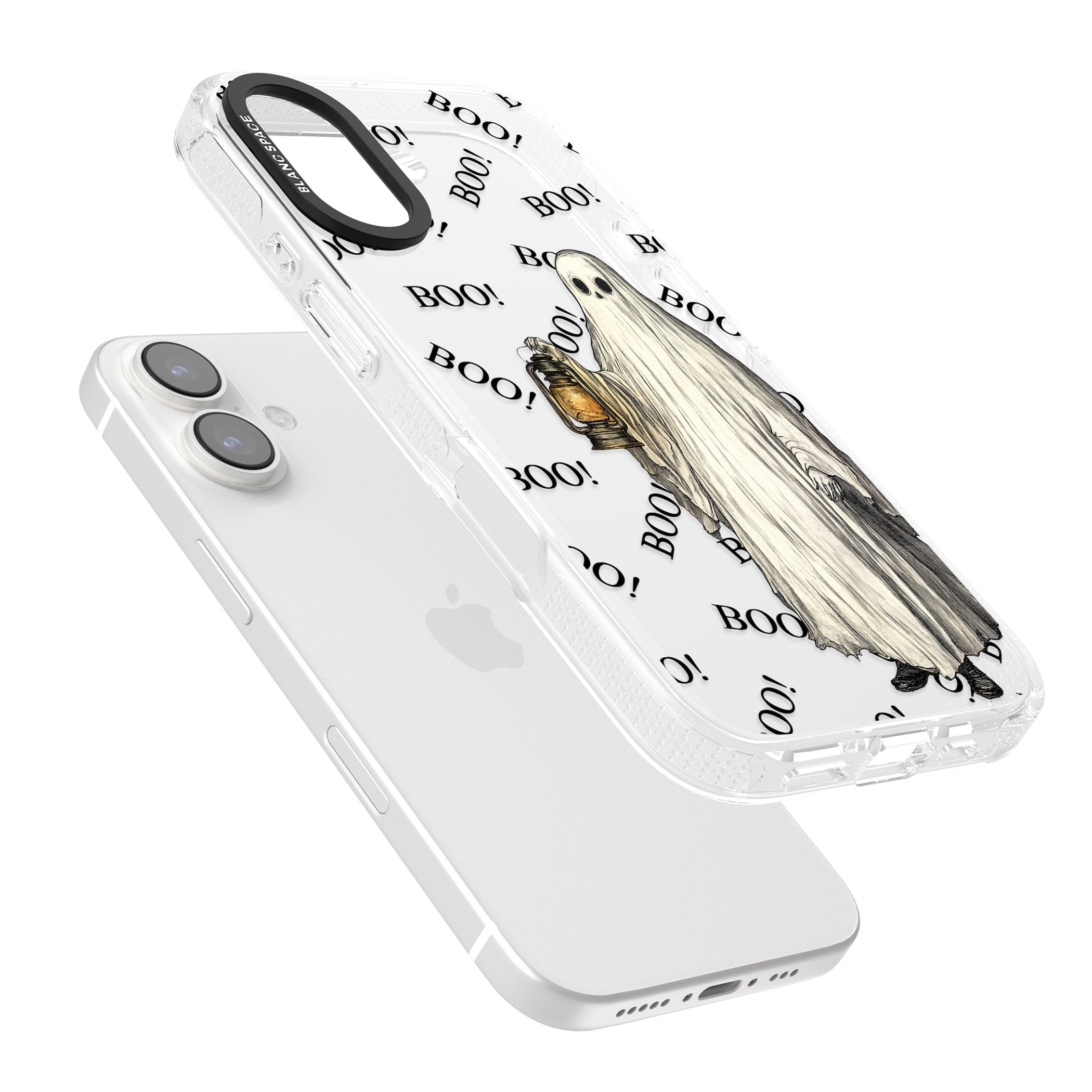 Light the Way iPhone 16 / 16 Plus Clear Case Impact Air - Blanc Space