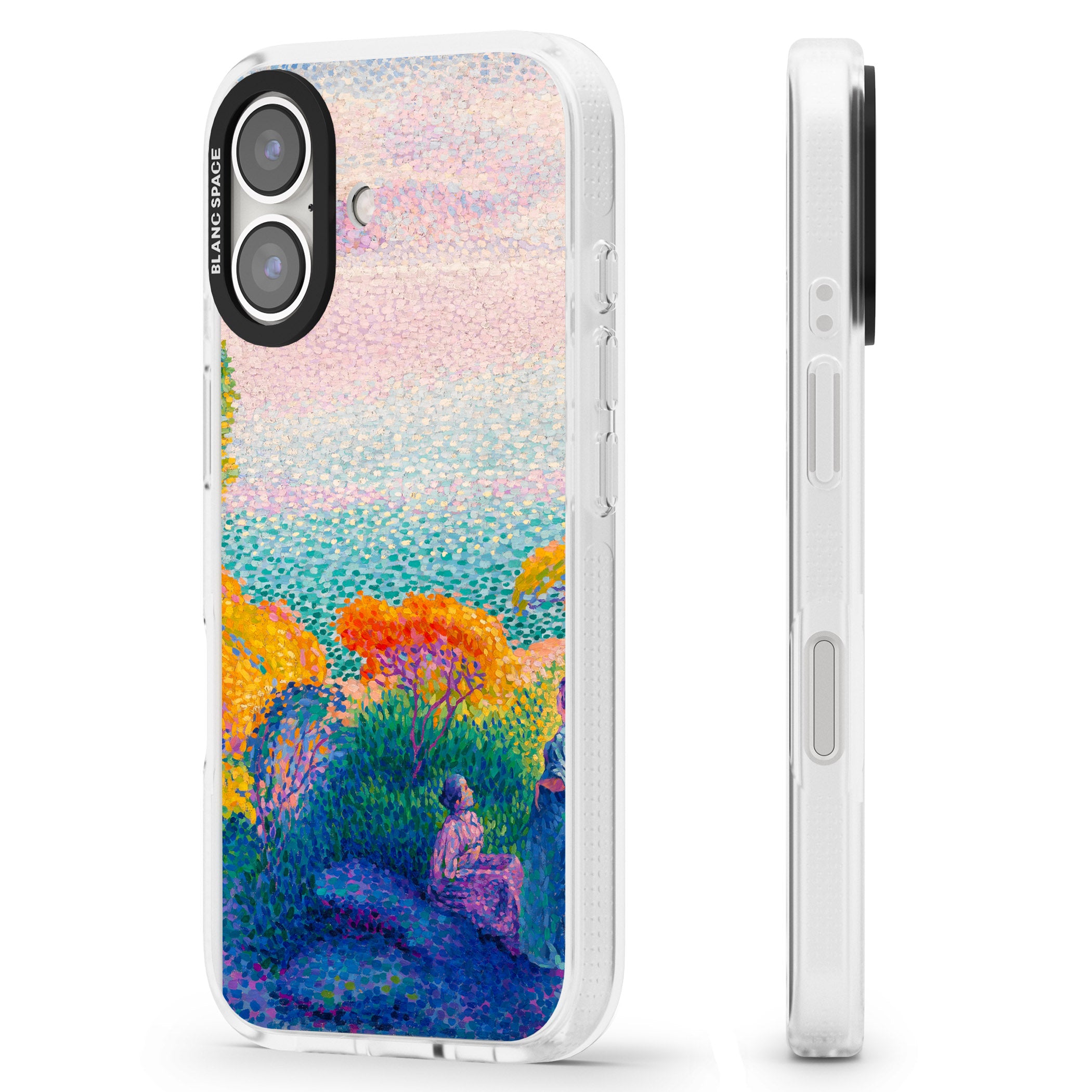 Meadow Lake iPhone 16 / 16 Plus Clear Case Impact Air - Blanc Space