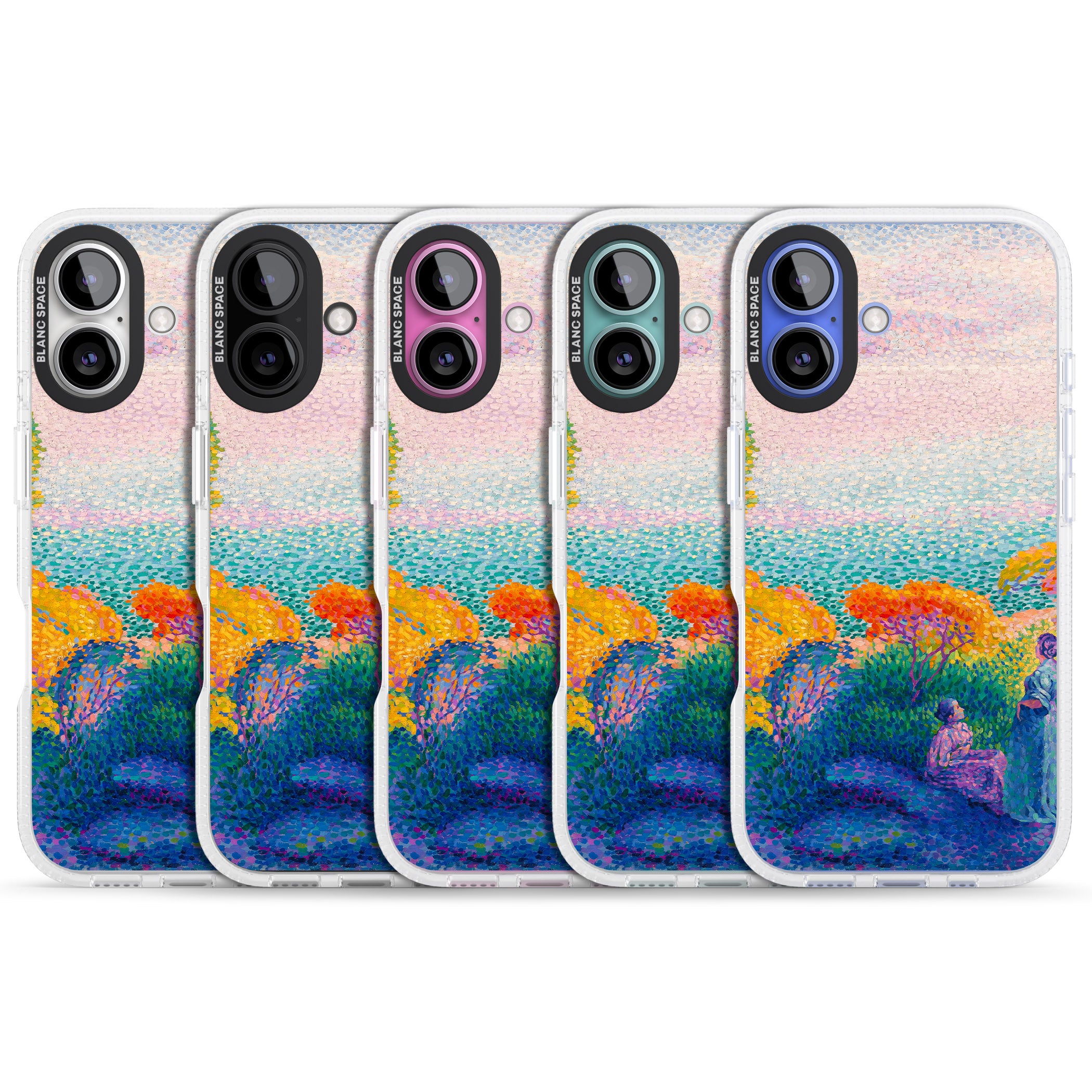 Meadow Lake iPhone 16 / 16 Plus Clear Case Impact Air - Blanc Space