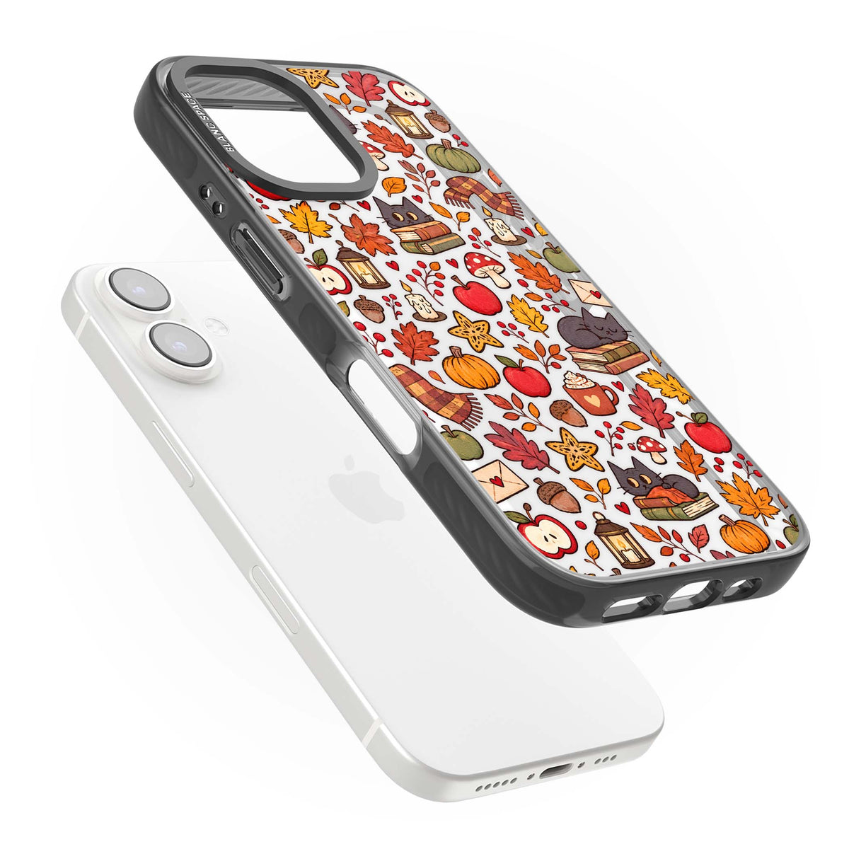 Autumn Mix iPhone case | Black Impact case for iPhone 16, iPhone 16 Plus