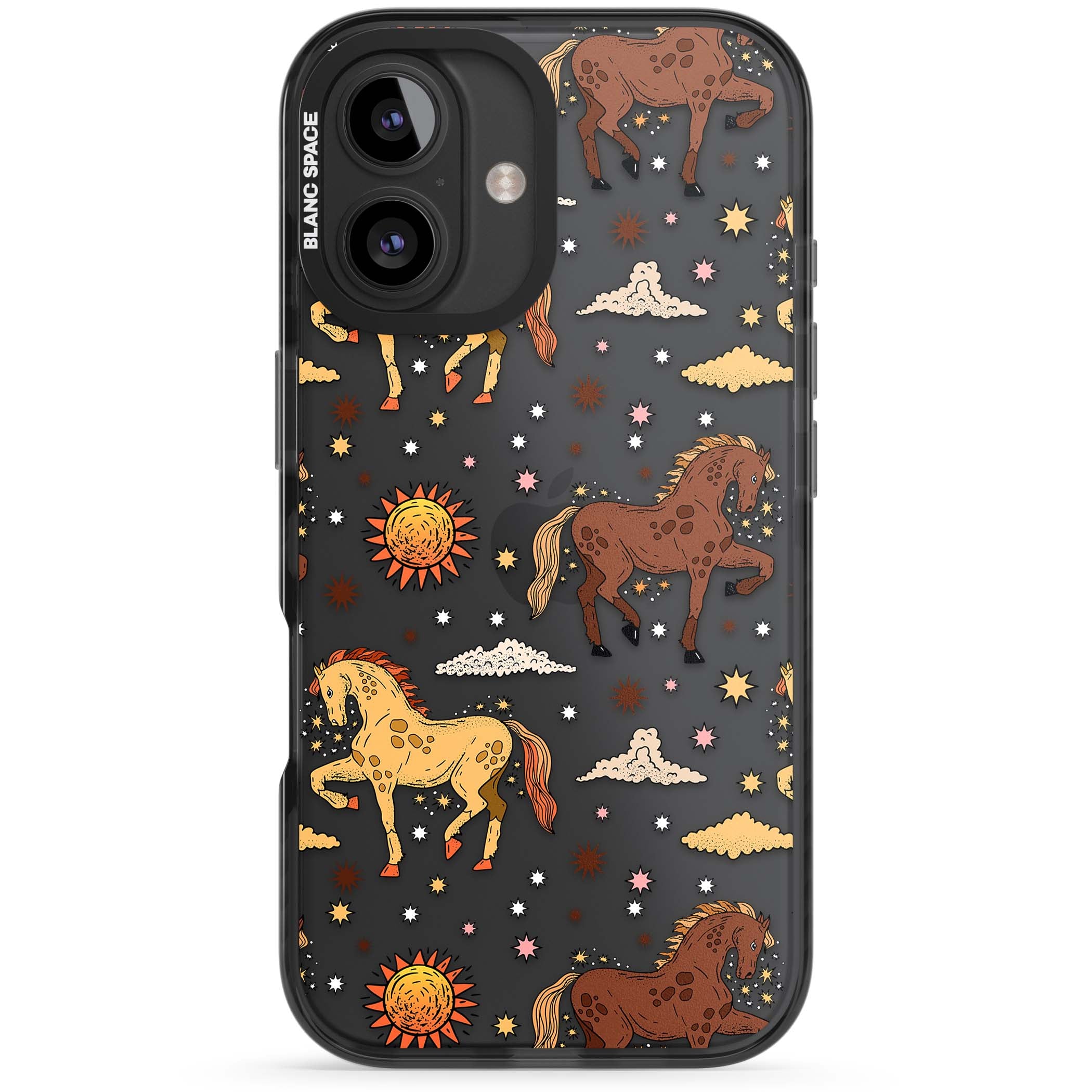 Elevate Your Phone'S Style With This Boho Celestial Sun & Eye Phone Case, Featuring A Mystical Blend Of Suns, All-Seeing Eyes, Butterflies, Stars, And