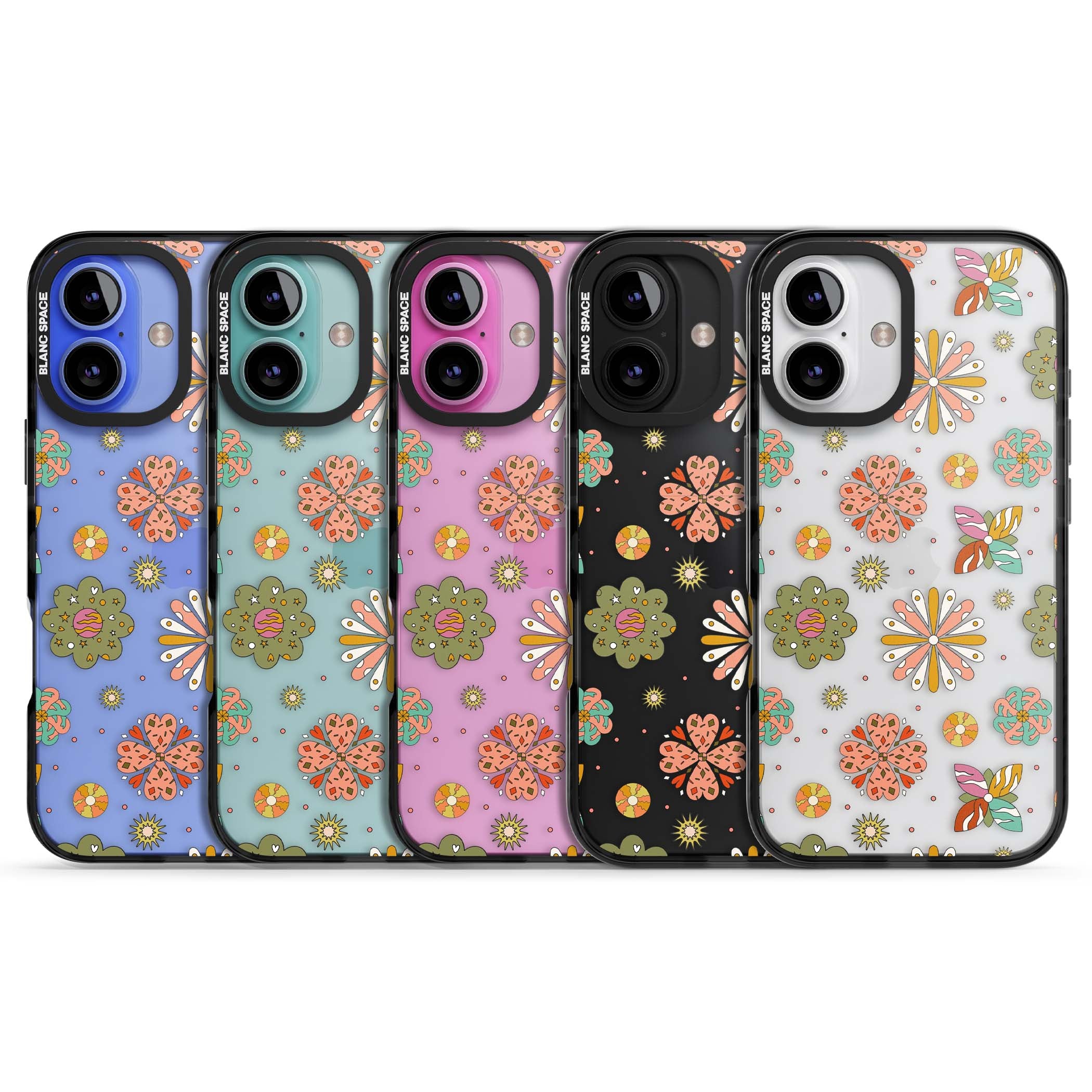 Elevate Your Phone'S Style With This Boho Celestial Sun & Eye Phone Case, Featuring A Mystical Blend Of Suns, All-Seeing Eyes, Butterflies, Stars, And