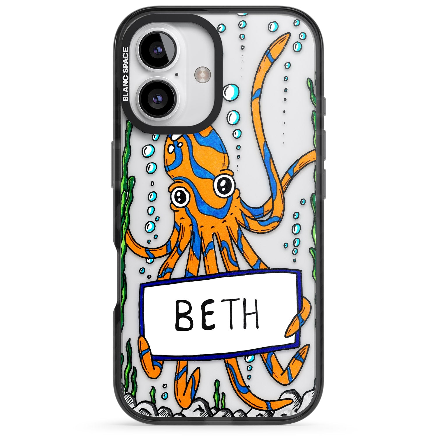 iPhone 16 Pro Max Personalised Octo Black Impact Phone Case