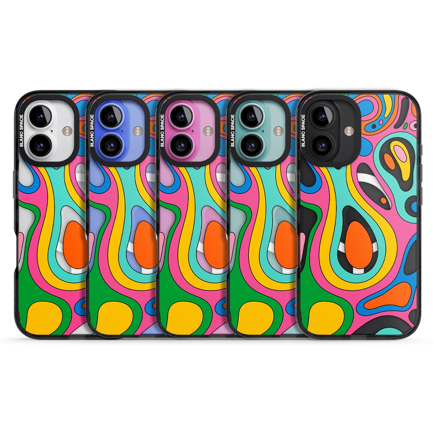 iPhone 16 Pro Max Dreams & Grooves Black Impact Phone Case