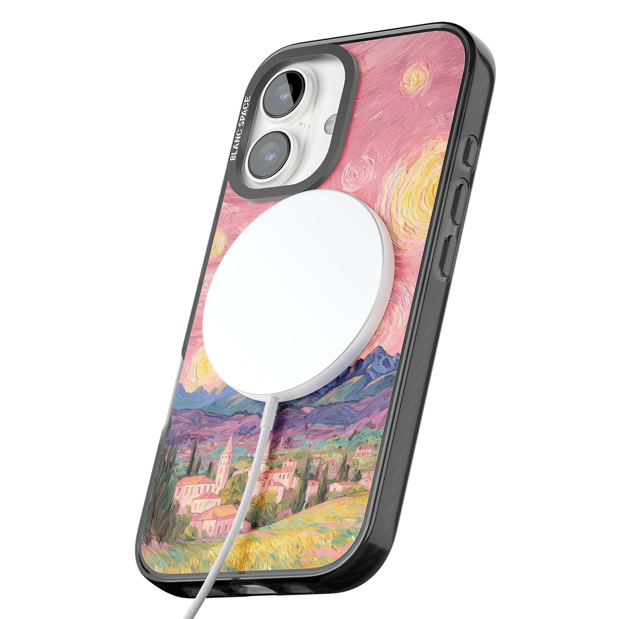 The Starry Sunset for her iPhone case | Black Impact Magsafe case for iPhone 16, iPhone 16 Plus