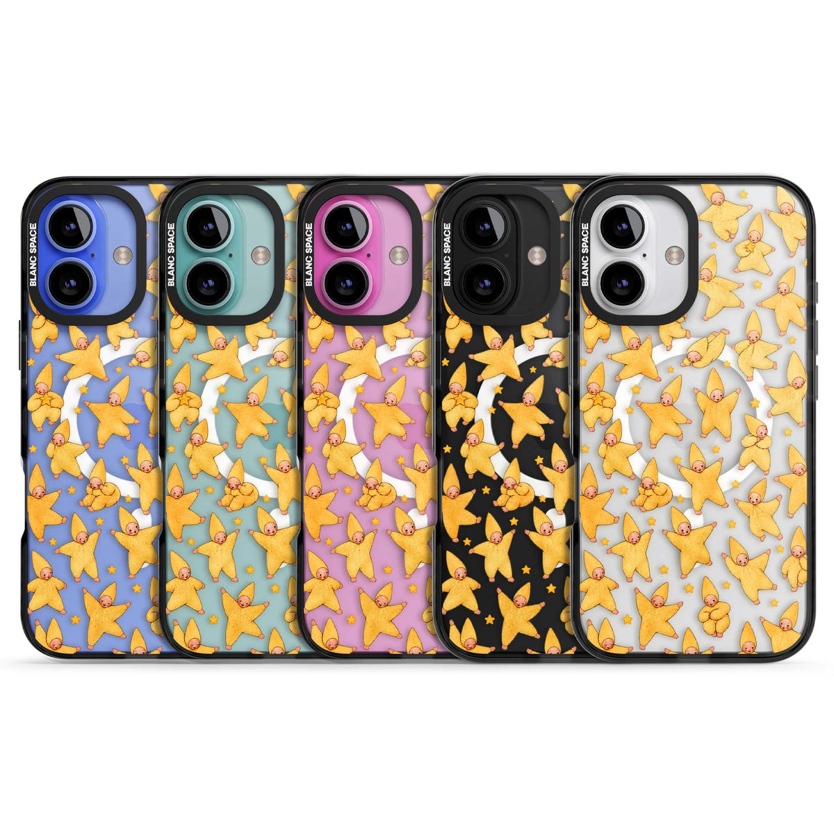 Dancing Star Babies for her iPhone case | Black Impact Magsafe case for iPhone 16, iPhone 16 Plus
