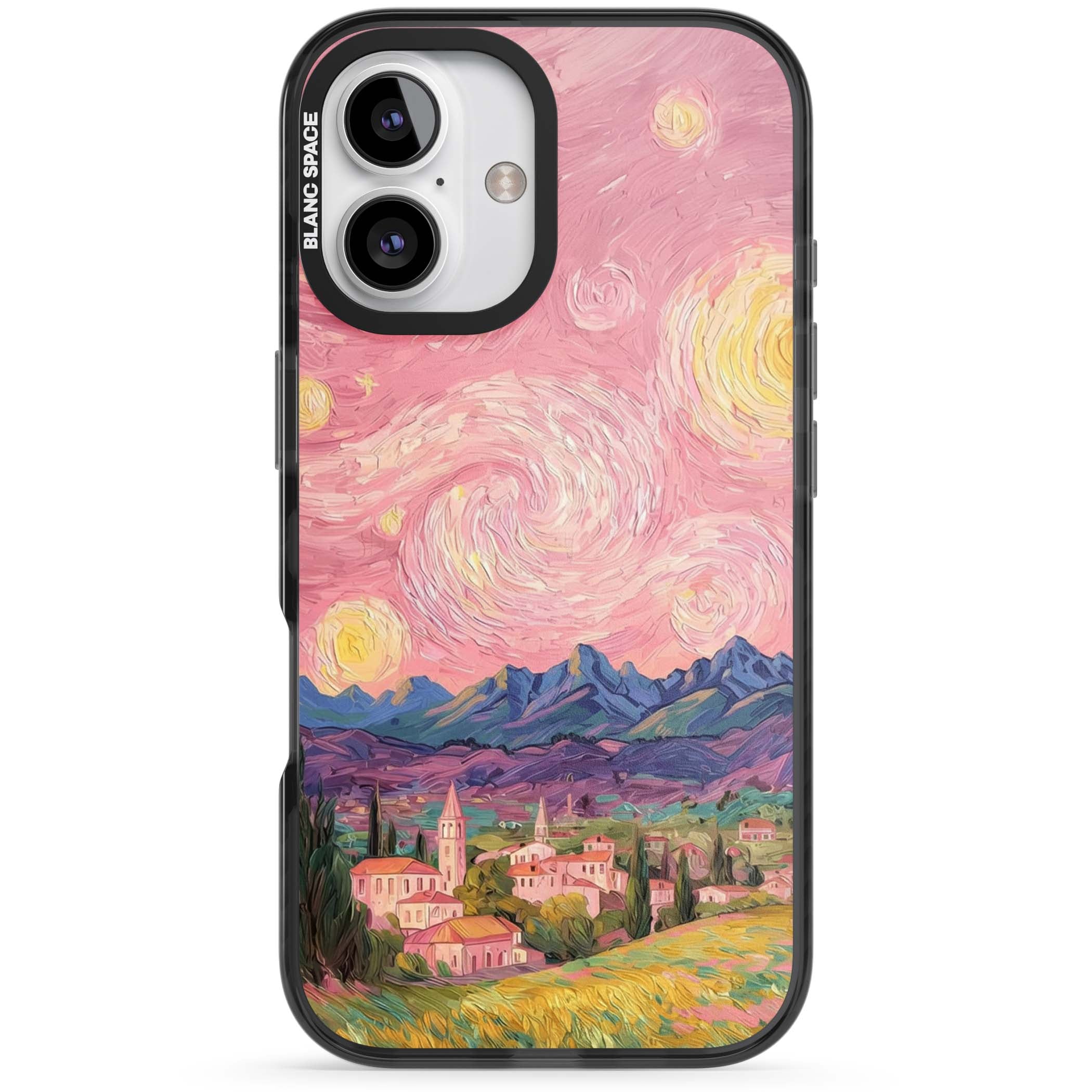 The Starry Sunset for her iPhone case | Black Impact case for iPhone 16, iPhone 16 Plus