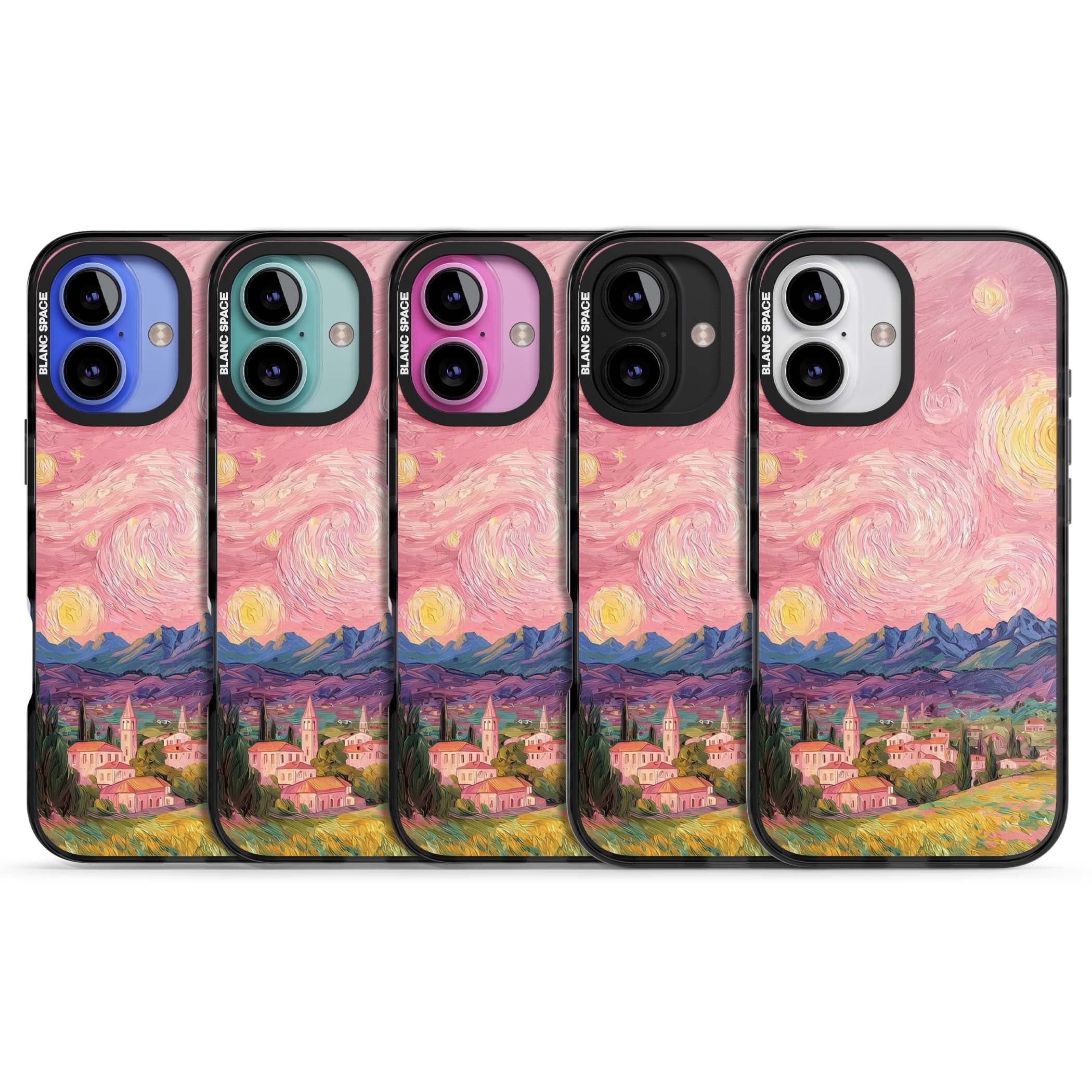 The Starry Sunset for her iPhone case | Black Impact case for iPhone 16, iPhone 16 Plus