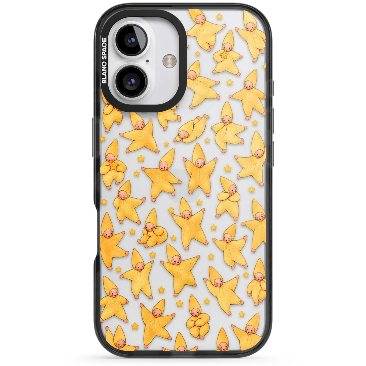 Dancing Star Babies for her iPhone case | Black Impact case for iPhone 16, iPhone 16 Plus