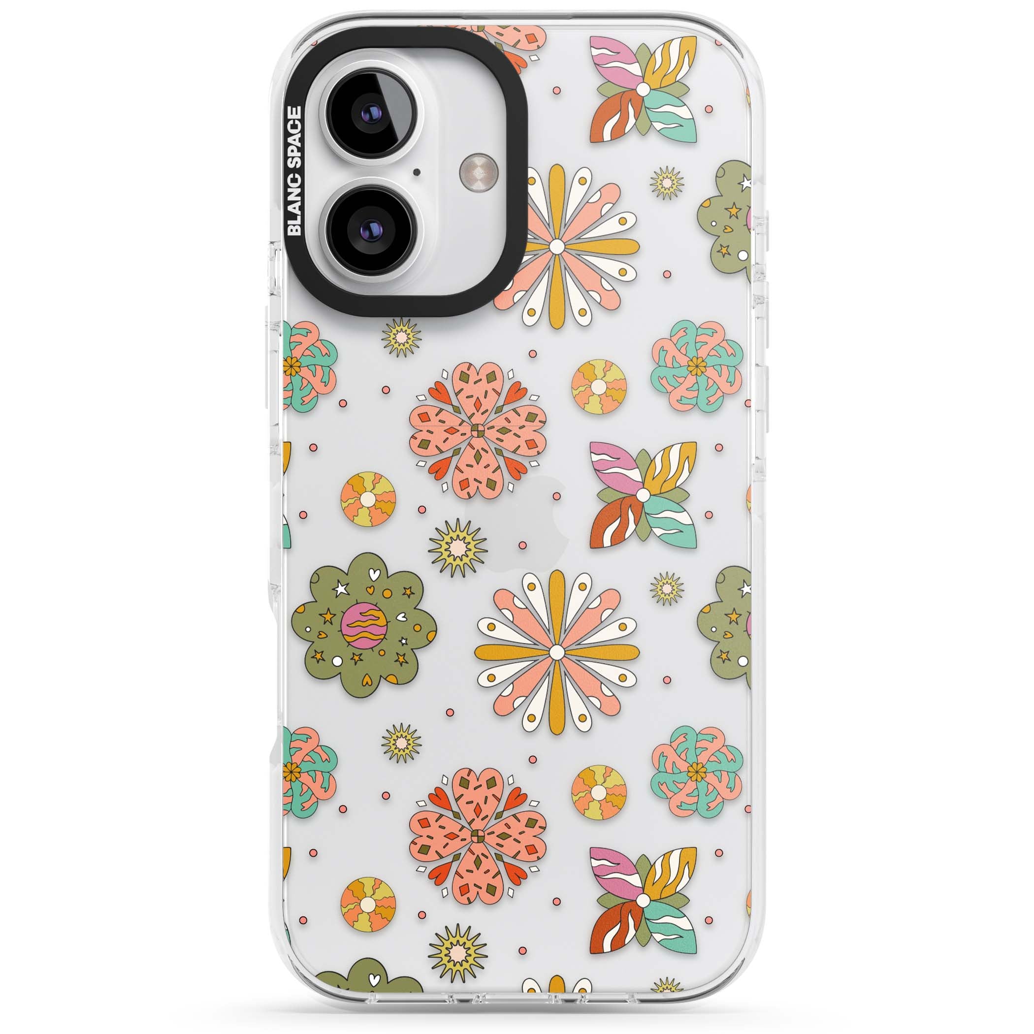 Elevate Your Phone'S Style With This Boho Celestial Sun & Eye Phone Case, Featuring A Mystical Blend Of Suns, All-Seeing Eyes, Butterflies, Stars, And