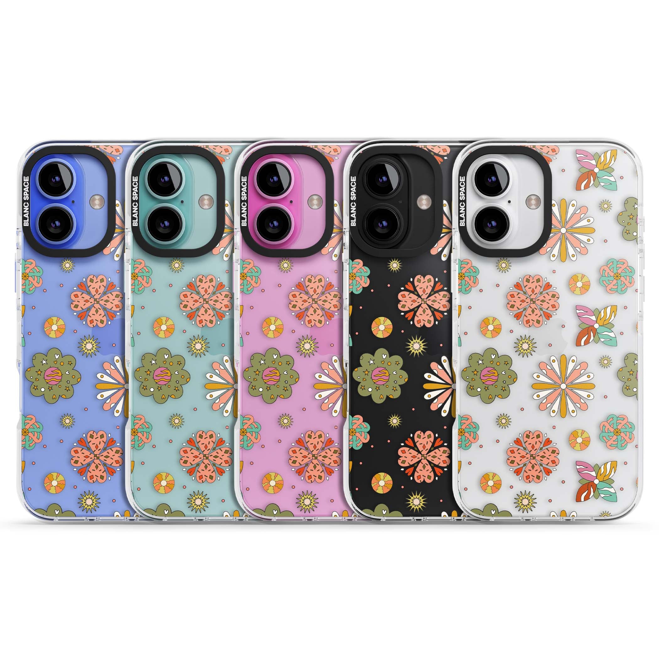 Elevate Your Phone'S Style With This Boho Celestial Sun & Eye Phone Case, Featuring A Mystical Blend Of Suns, All-Seeing Eyes, Butterflies, Stars, And