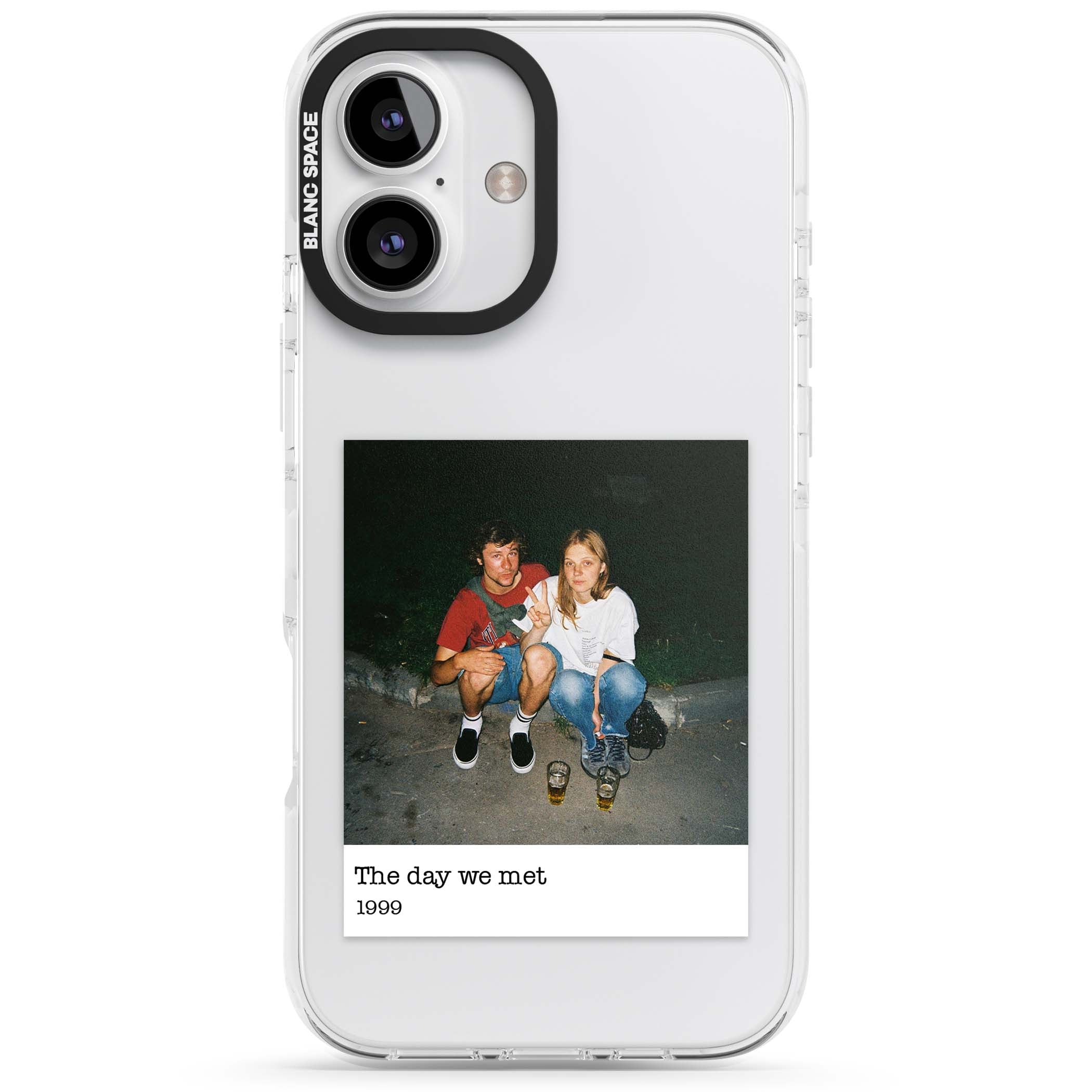Photo Memory minimal iPhone case | Clear Impact case for iPhone 16, iPhone 16 Plus