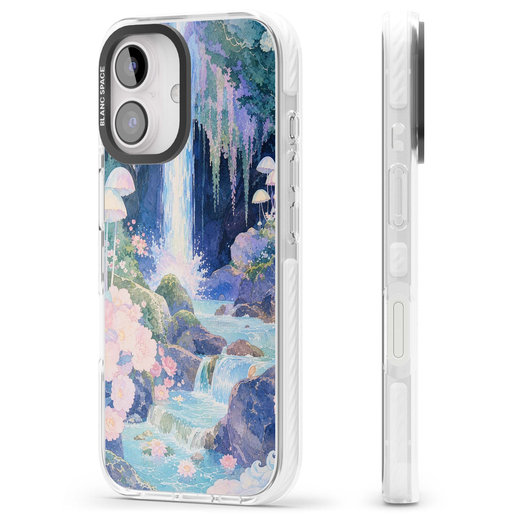 Mystic Waterfall art iPhone case | Impact Magsafe case for iPhone 16, iPhone 16 Plus