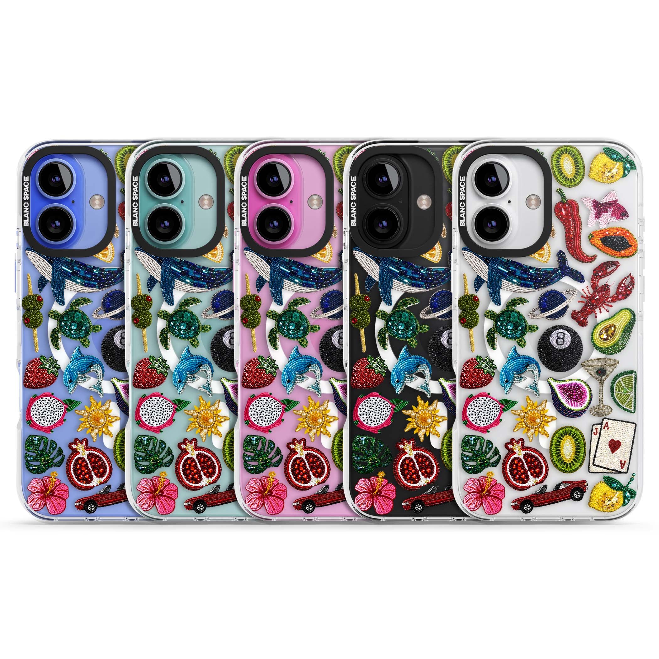 Beaded Mix cute iPhone case | Impact Magsafe case for iPhone 16, iPhone 16 Plus