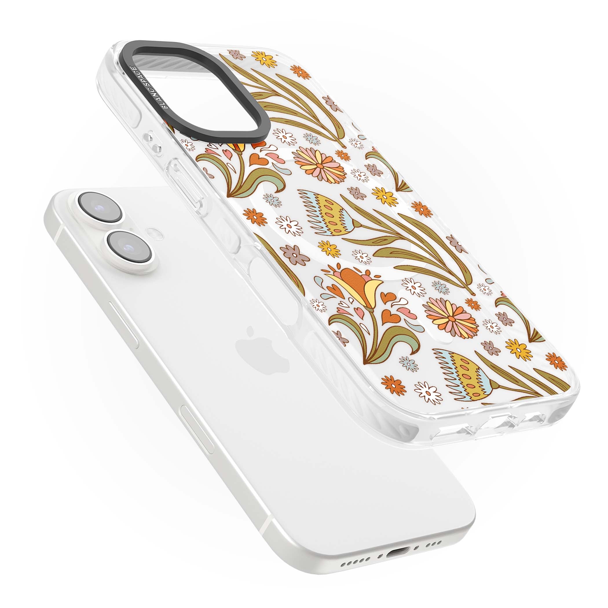 Elevate Your Phone'S Style With This Boho Celestial Sun & Eye Phone Case, Featuring A Mystical Blend Of Suns, All-Seeing Eyes, Butterflies, Stars, And