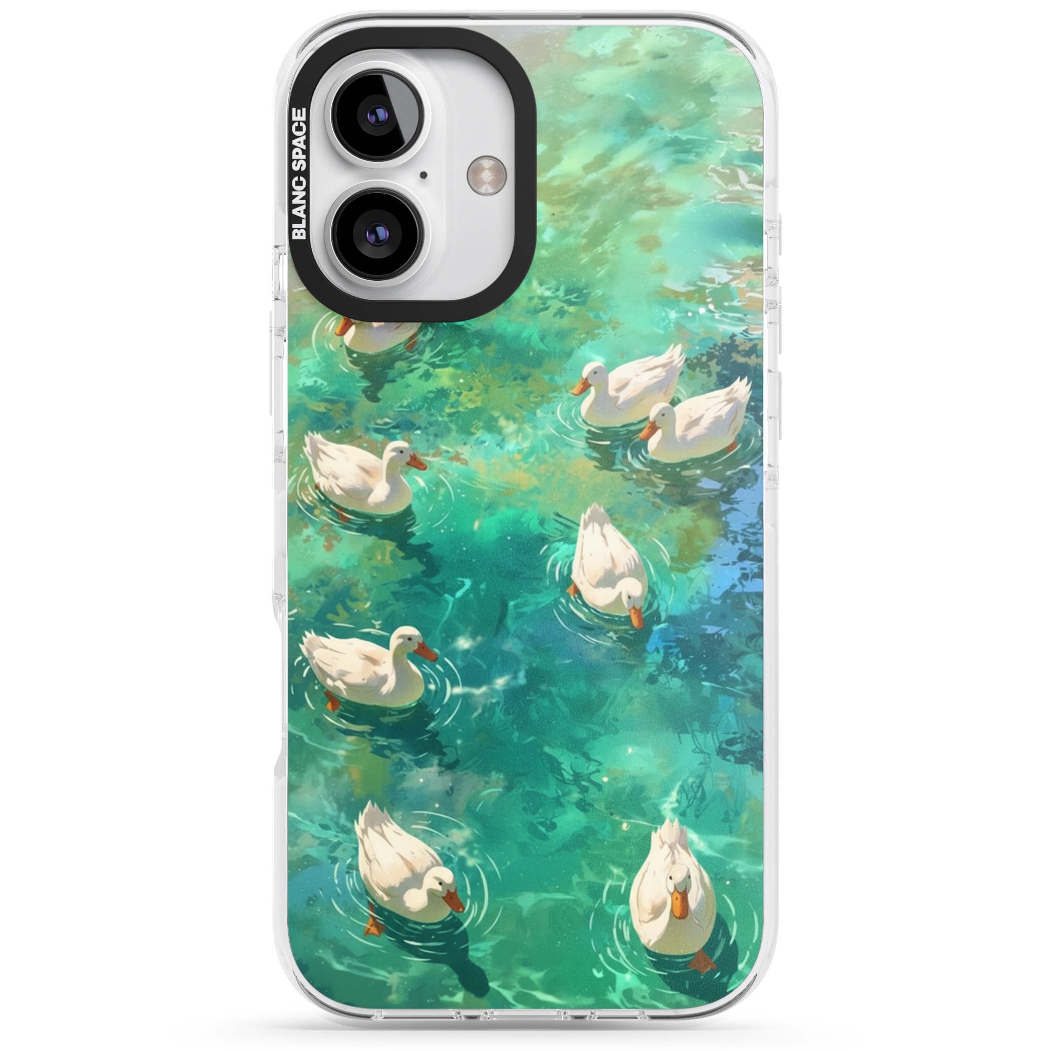 Ducks In The Pond for her iPhone case | Impact Magsafe case for iPhone 16, iPhone 16 Plus