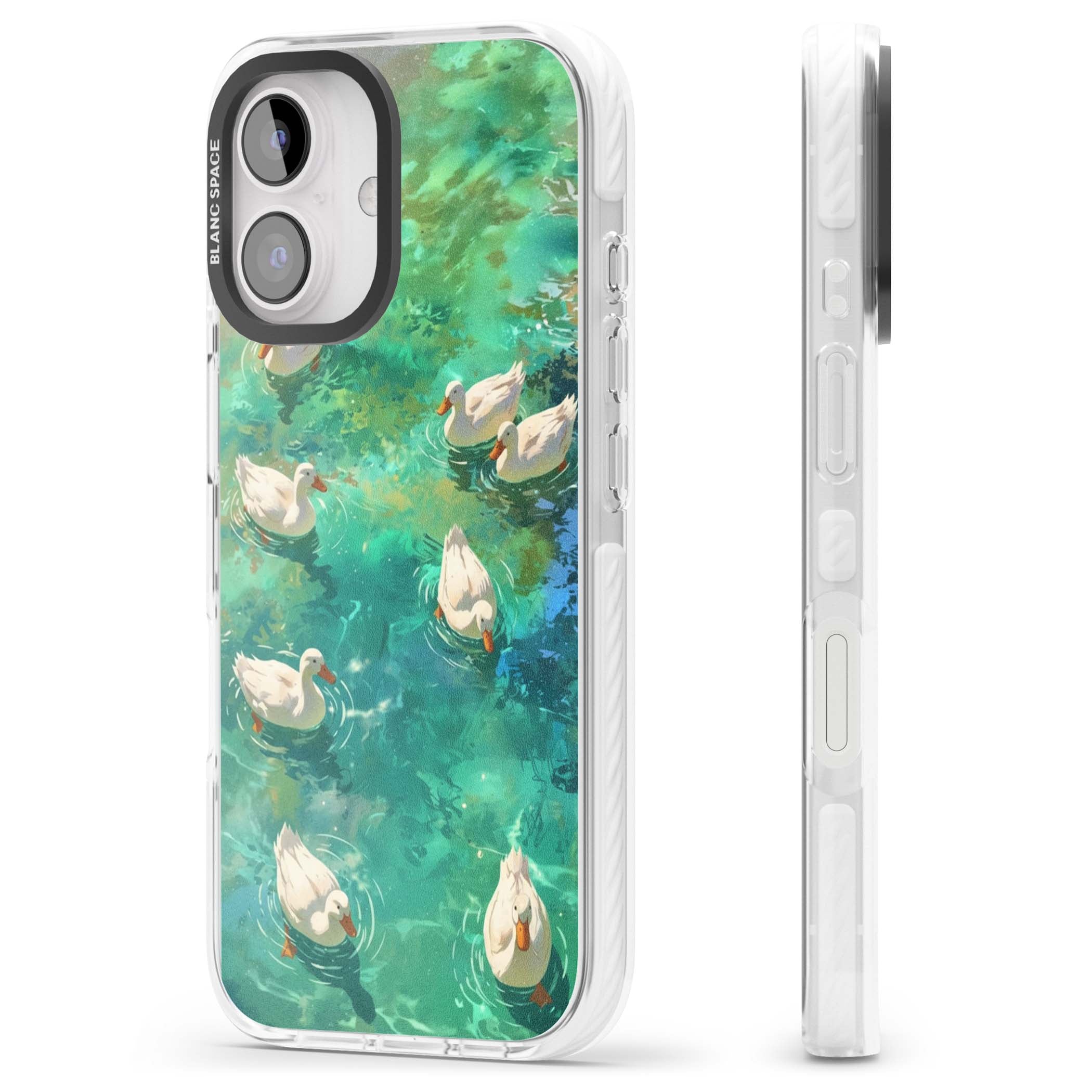 Ducks In The Pond for her iPhone case | Impact Magsafe case for iPhone 16, iPhone 16 Plus