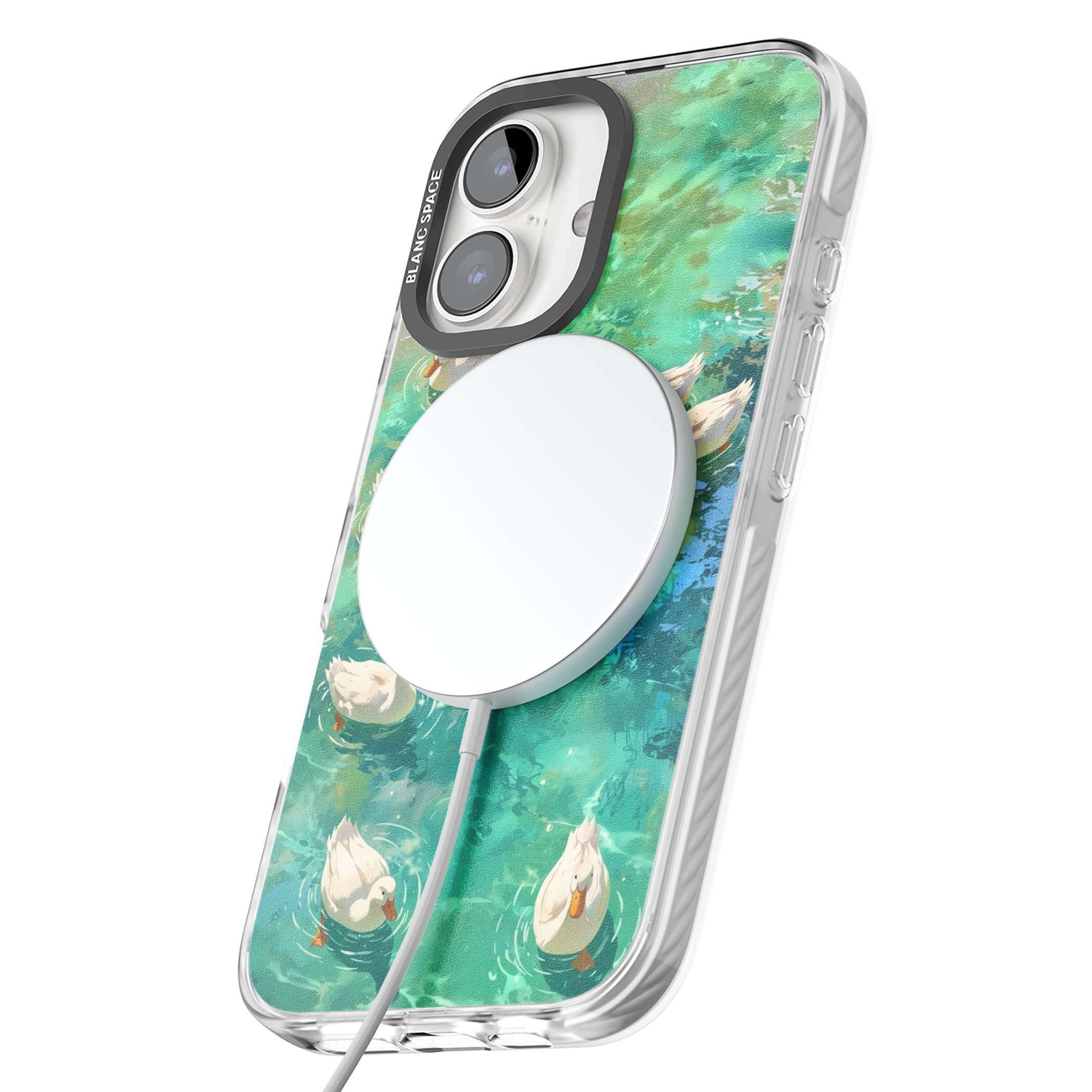 Ducks In The Pond for her iPhone case | Impact Magsafe case for iPhone 16, iPhone 16 Plus