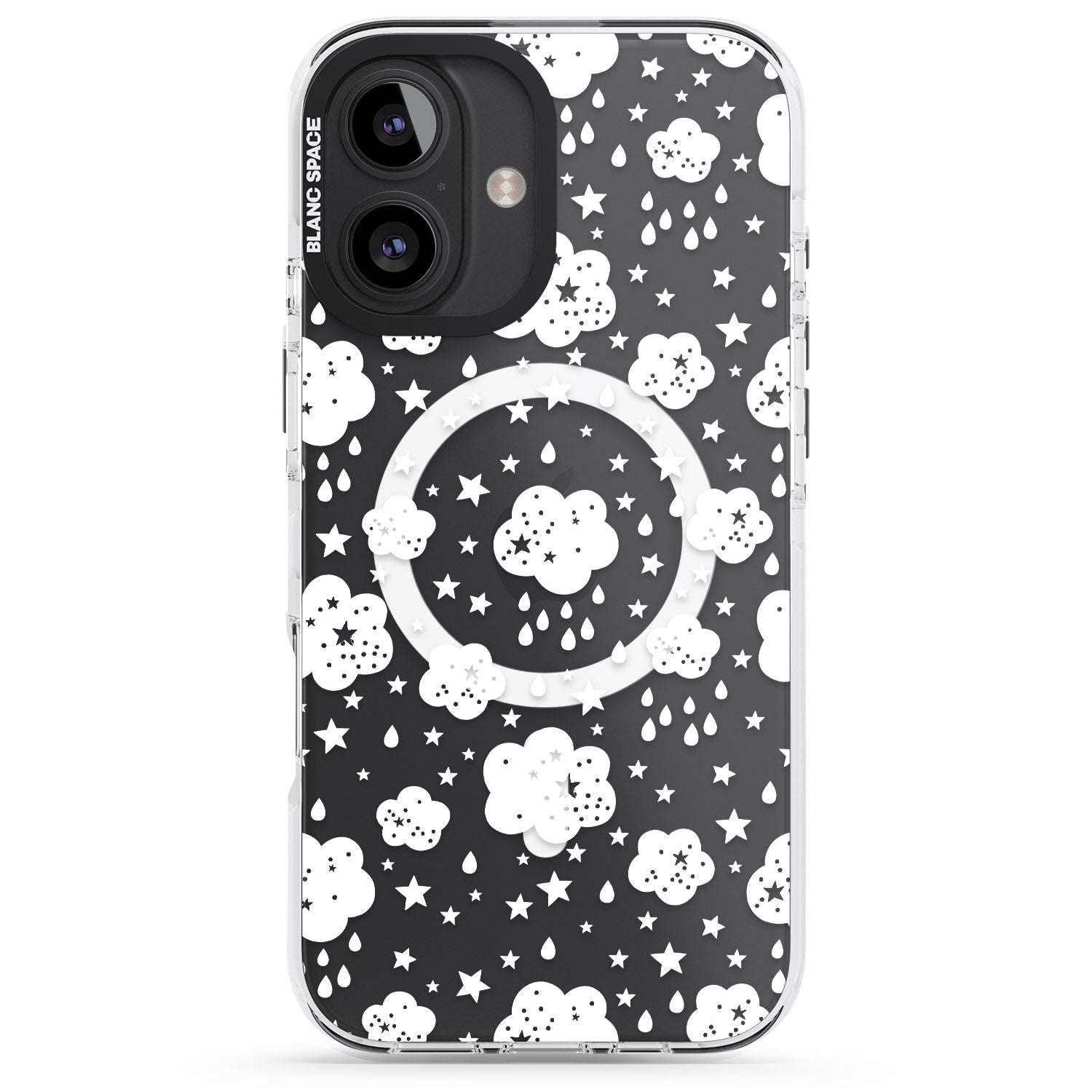 iPhone 16 Pro Max Rainy Days Black Impact Phone Case