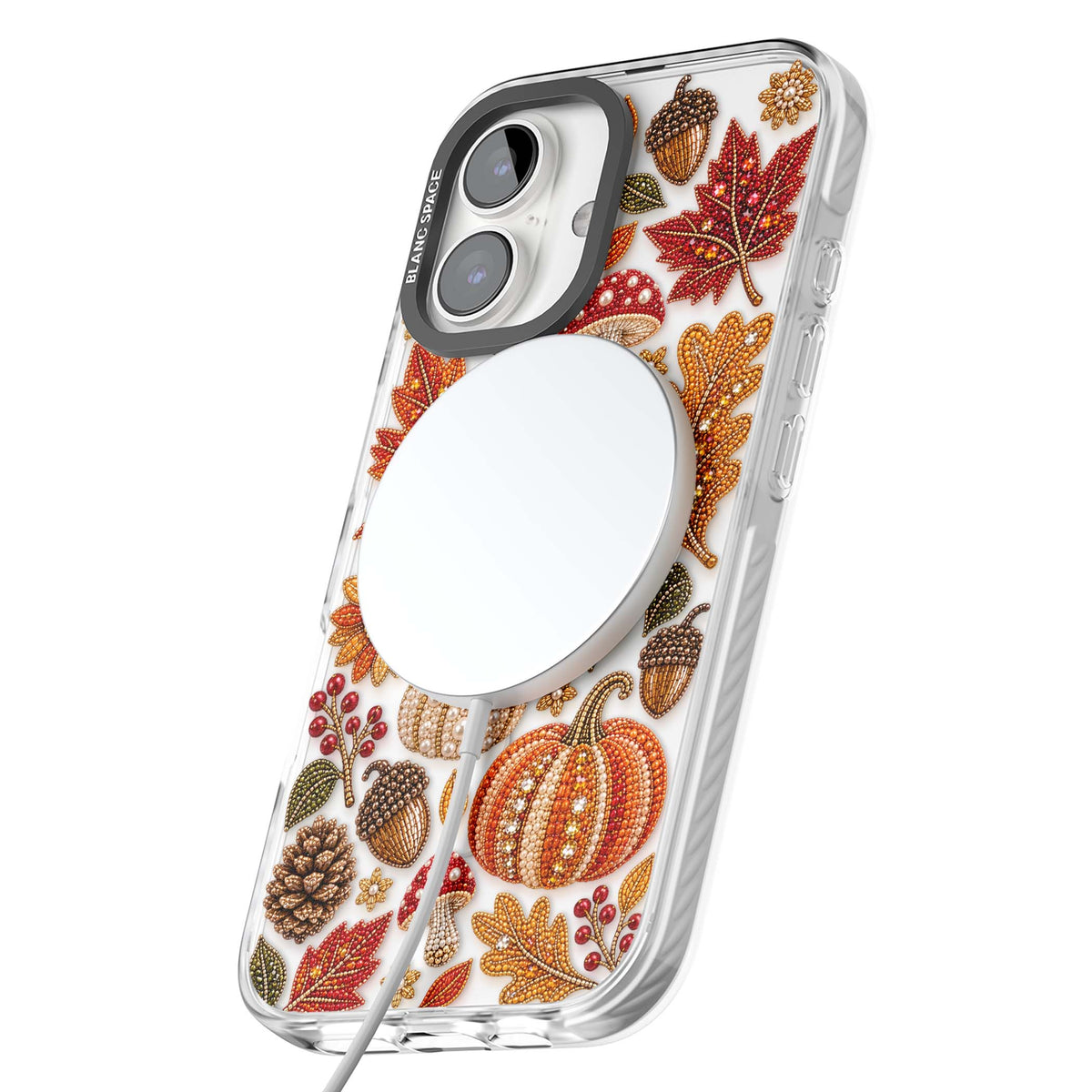 Beaded Autumn iPhone case | Impact Magsafe case for iPhone 16, iPhone 16 Plus
