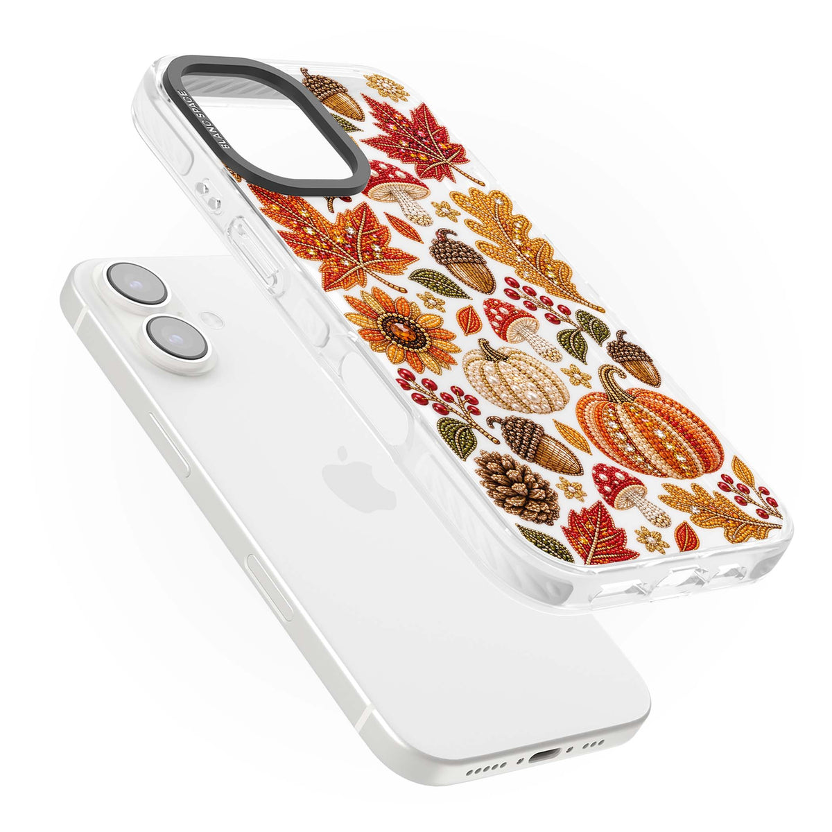 Beaded Autumn iPhone case | Clear Impact case for iPhone 16, iPhone 16 Plus