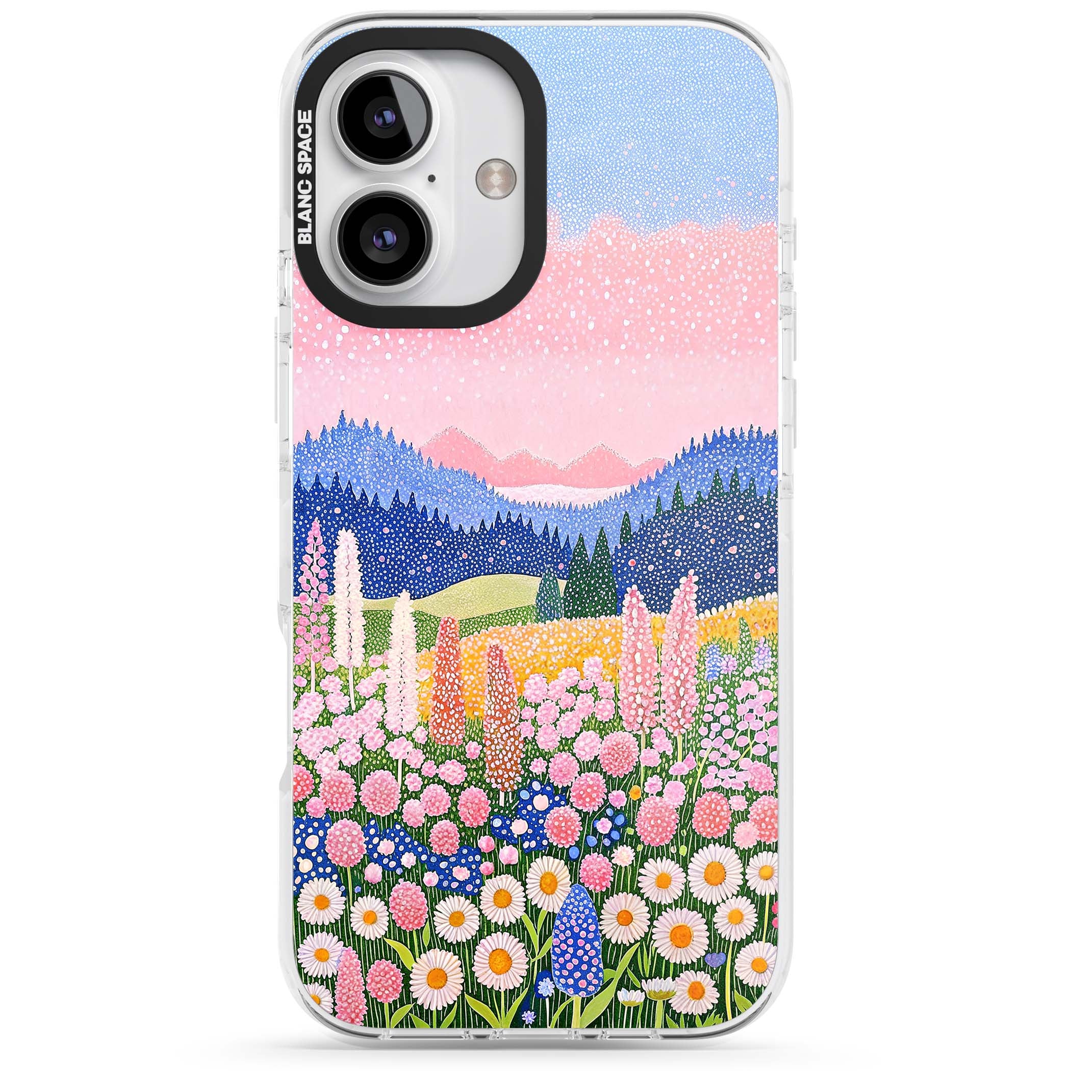 Valley Horizon cottagecore iPhone case | Clear Impact case for iPhone 16, iPhone 16 Plus