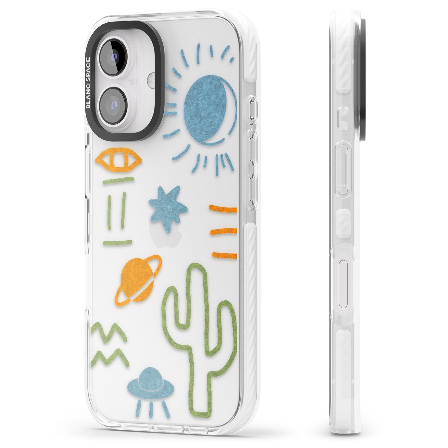 iPhone 16 Pro Max Summer Heat Black Impact Phone Case