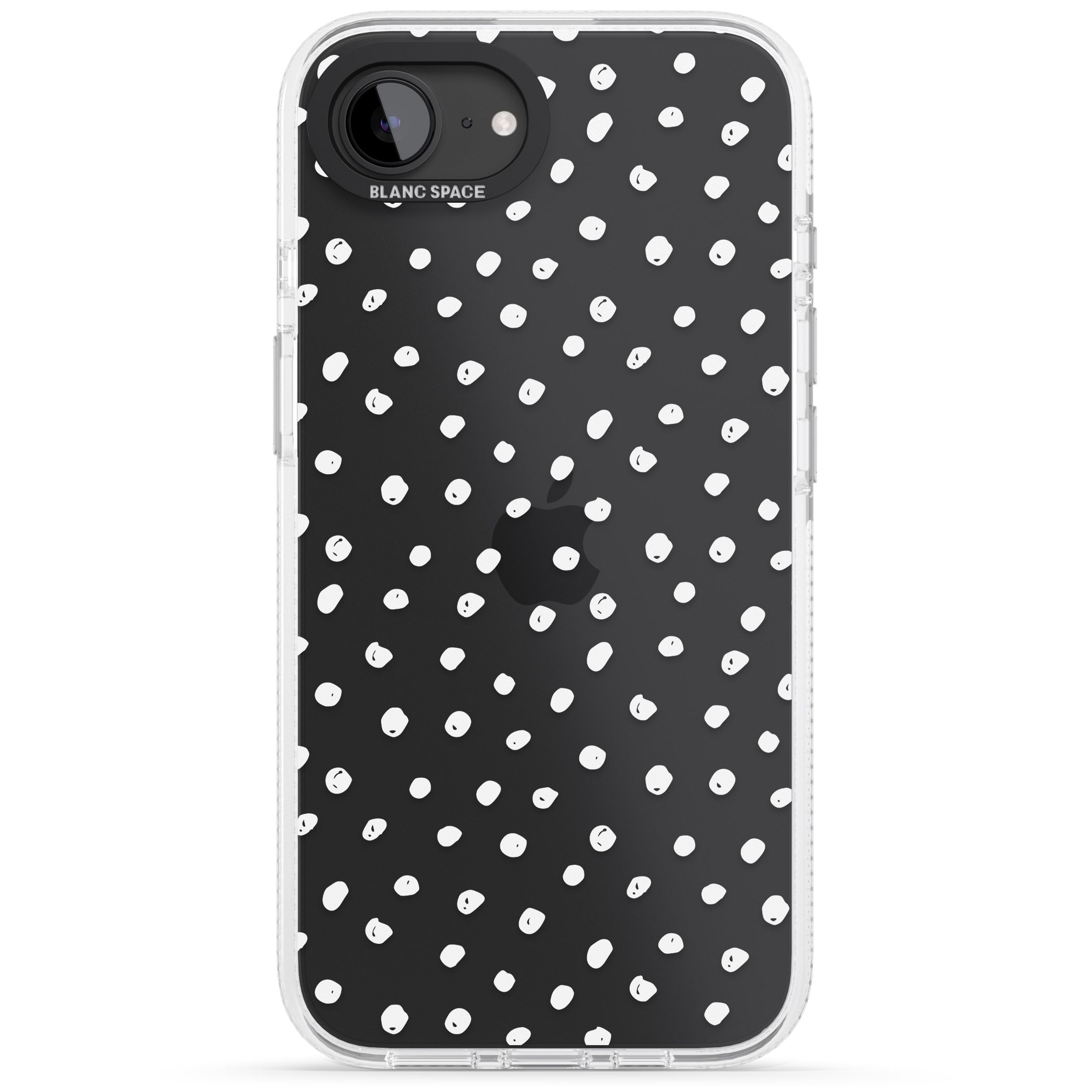 Messy White Dot Pattern