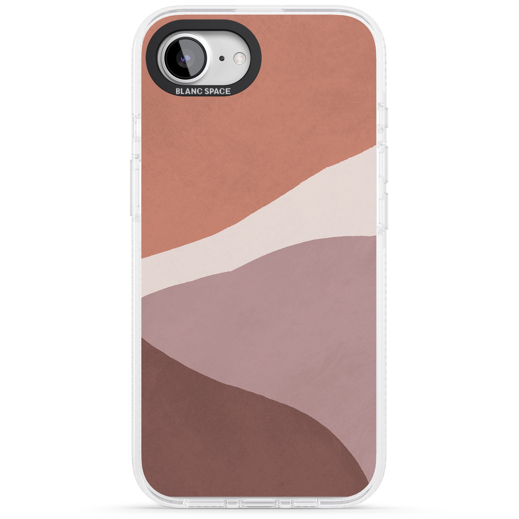 Lush Abstract Watercolour Design #2 iPhone 16e Clear Case Impact Air - Blanc Space