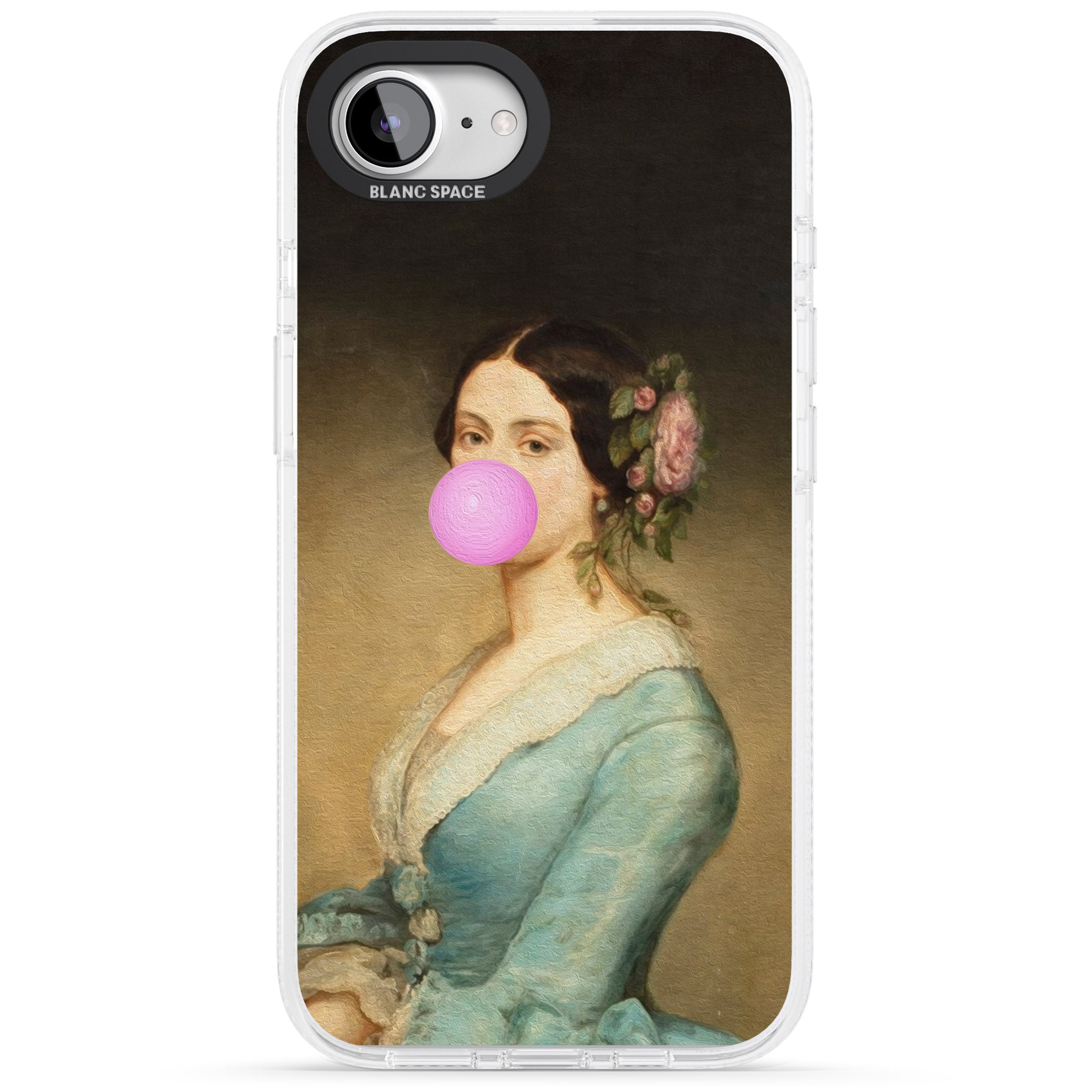 NOT SO ETIQUETTE iPhone 16e Clear Case Impact Air - Blanc Space