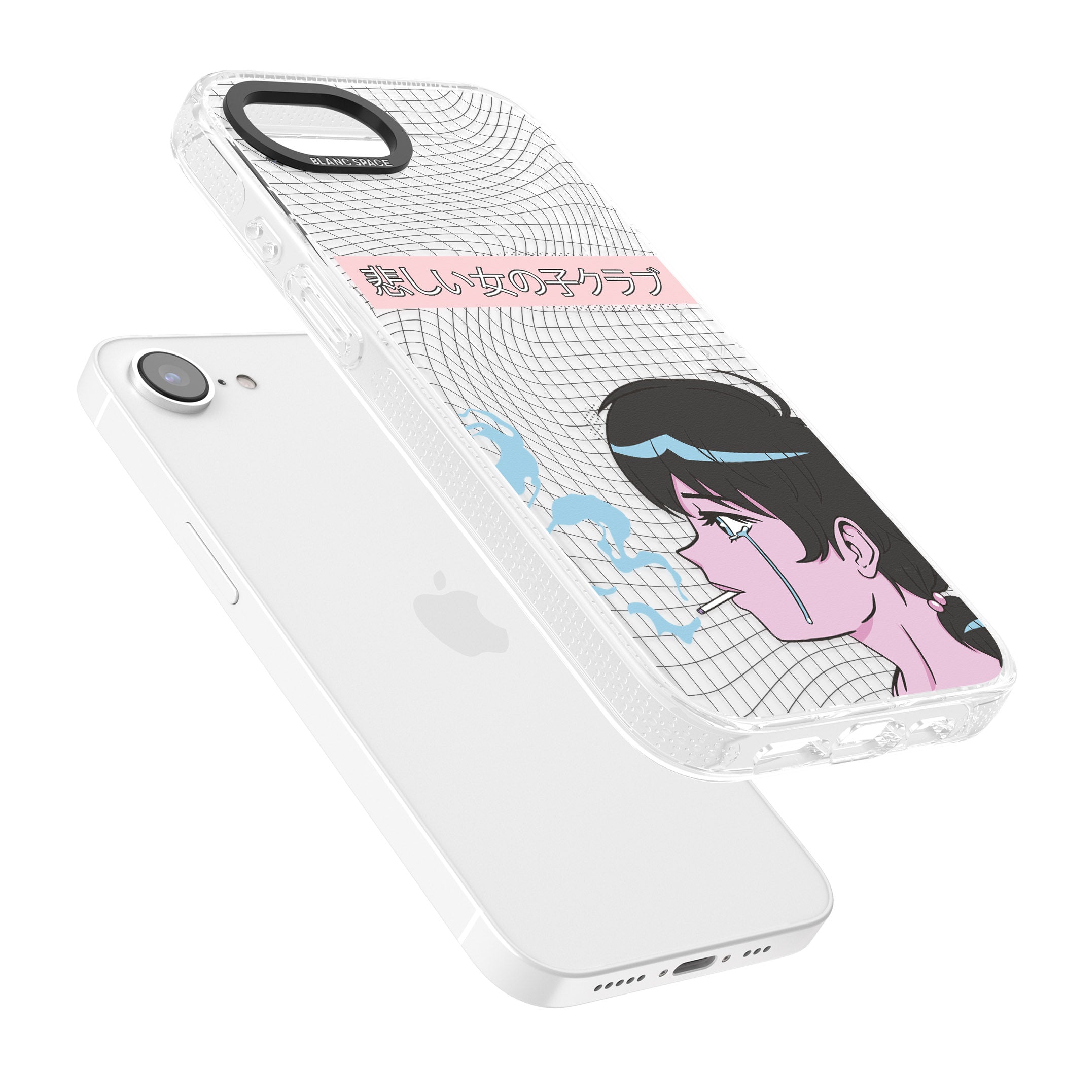 Lost Love iPhone 16e Clear Case Impact Air - Blanc Space